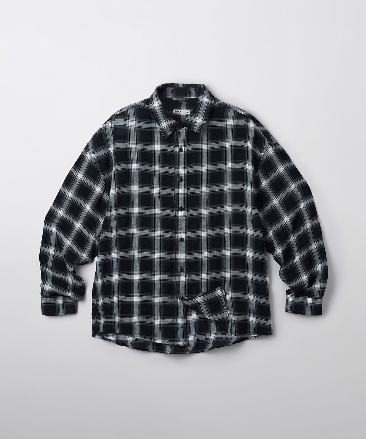 스파오(SPAO) 체크 긴팔 셔츠_SPYWF37C52