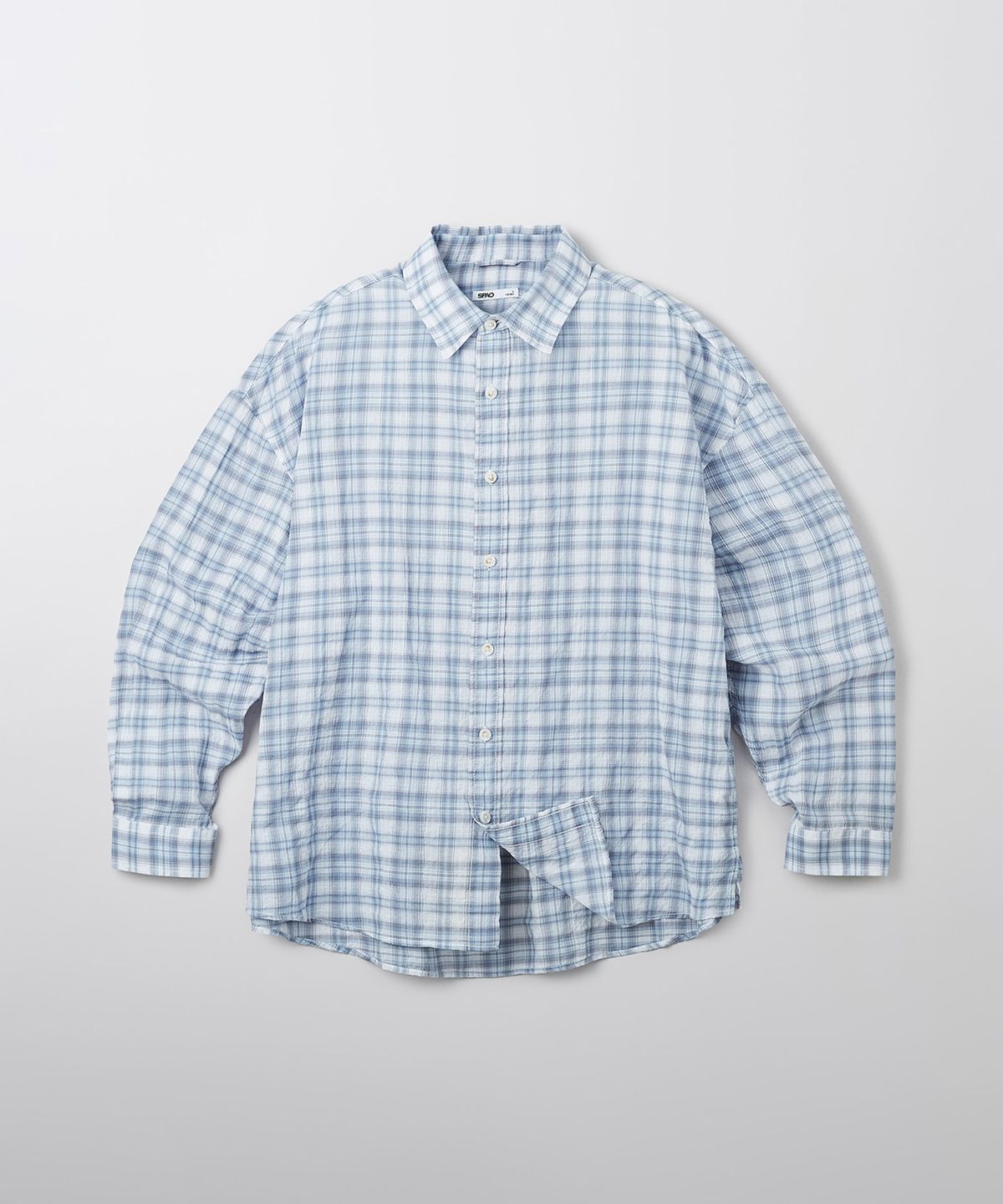 스파오(SPAO) 체크 긴팔 셔츠_SPYWF37C52