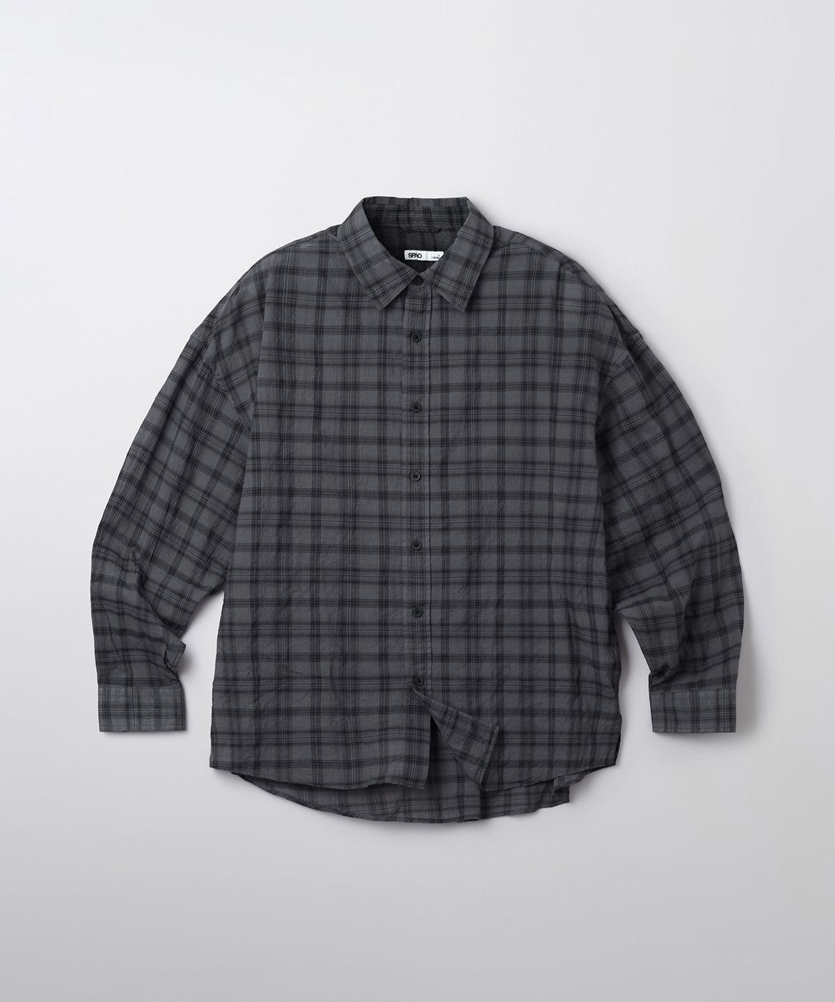 스파오(SPAO) 체크 긴팔 셔츠_SPYWF37C52
