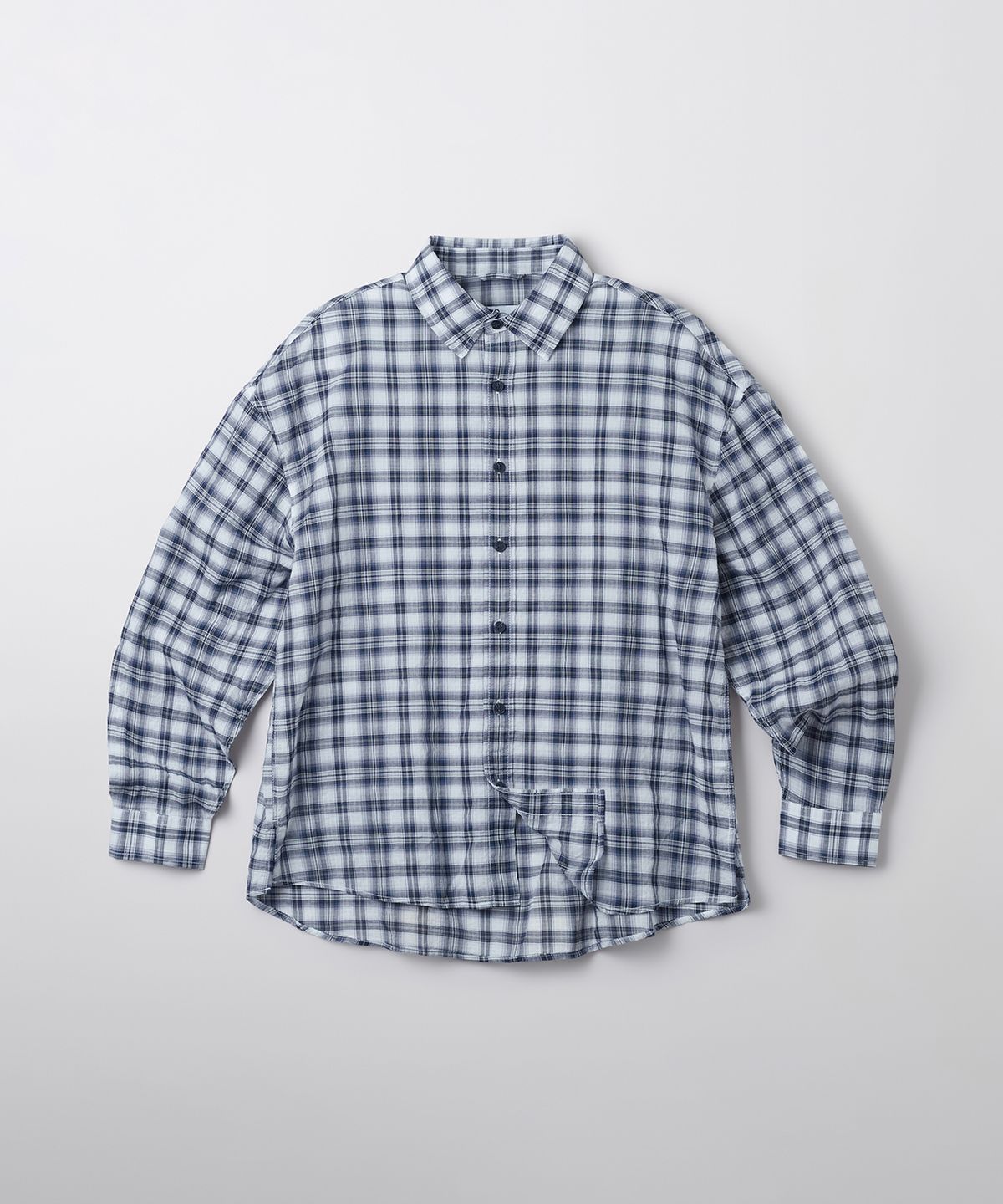 스파오(SPAO) 체크 긴팔 셔츠_SPYWF37C52