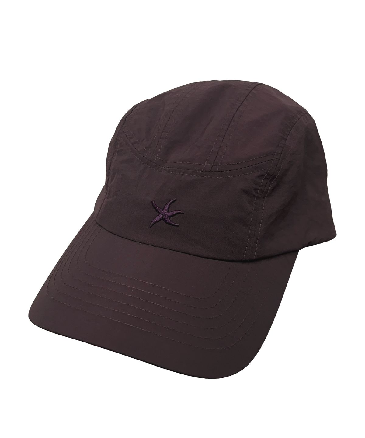 더콜디스트모먼트(THE COLDEST MOMENT) TCM starfish nylon 3 panel cap (burgundy)