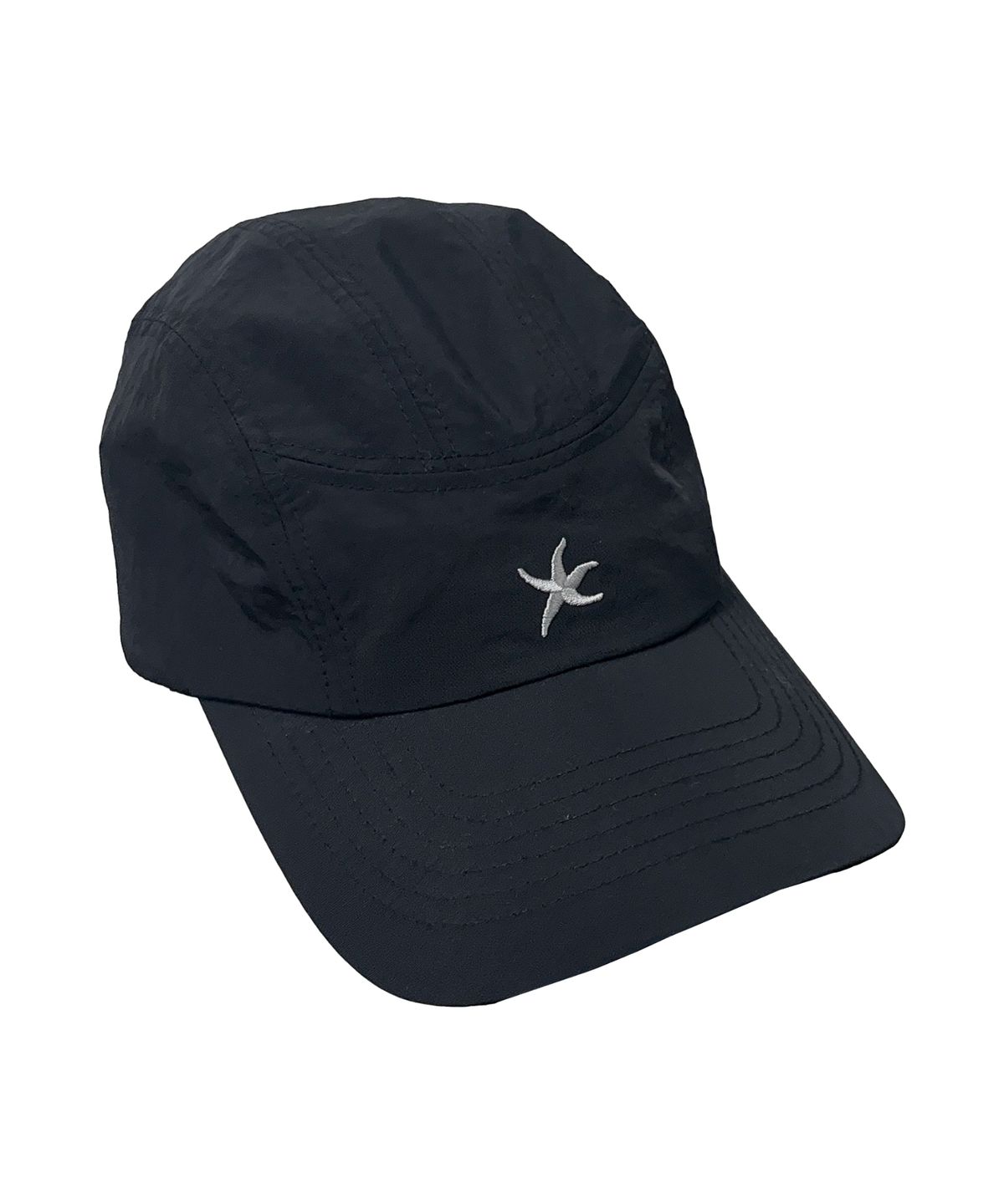 더콜디스트모먼트(THE COLDEST MOMENT) TCM starfish nylon 3 panel cap (black)