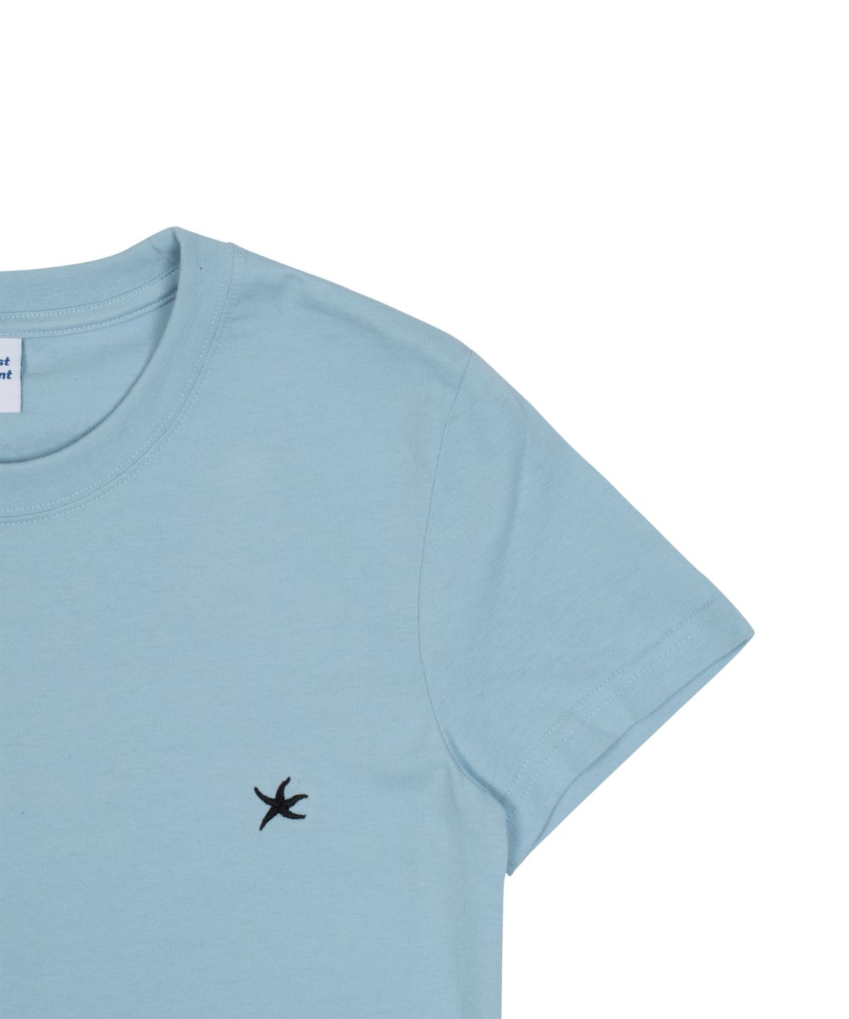 더콜디스트모먼트(THE COLDEST MOMENT) (w) TCM mini logo crop T (sky blue)