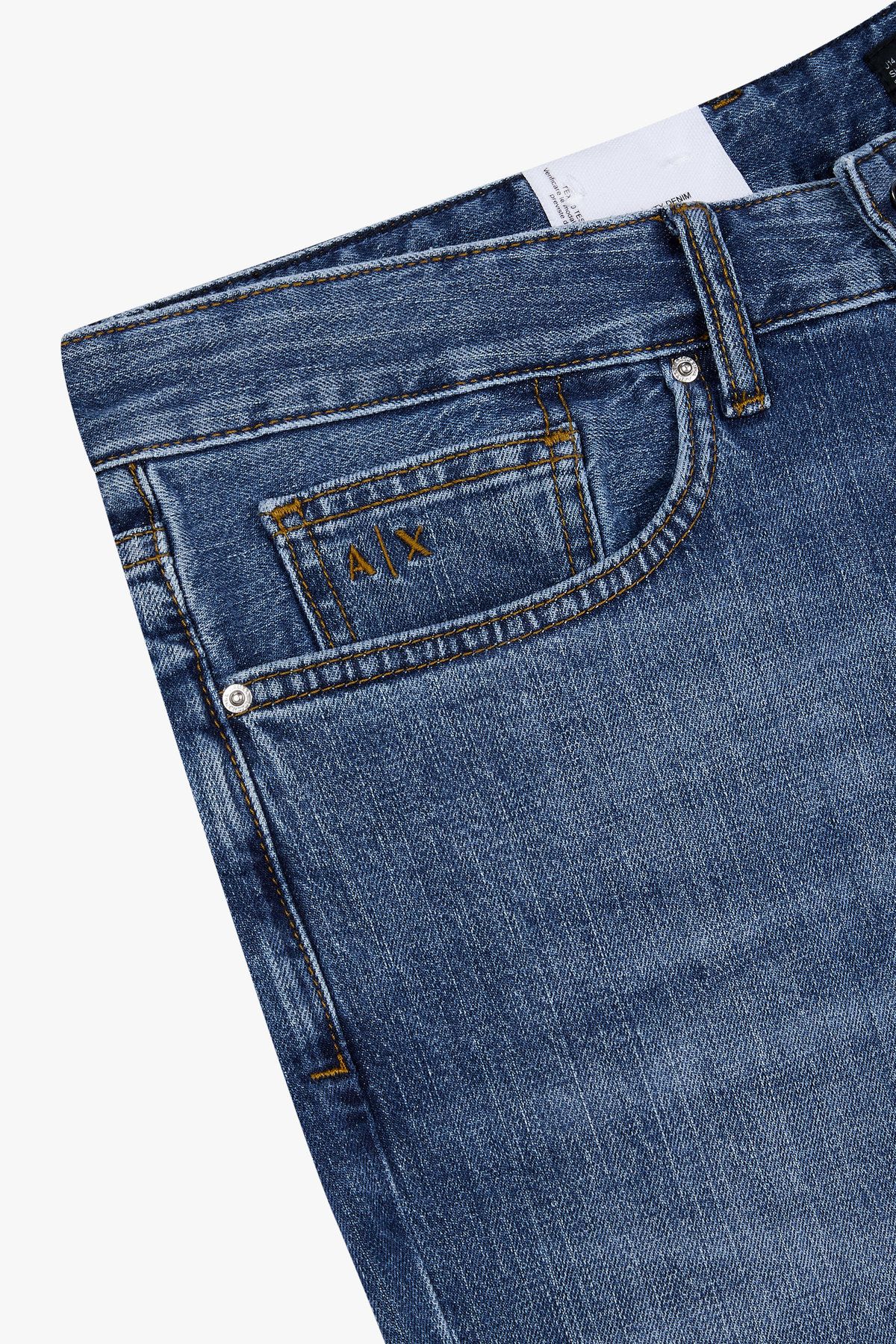 아르마니 익스체인지(ARMANI EXCHANGE) 남성 소프트 데님 스키니 진_블루 A415140008