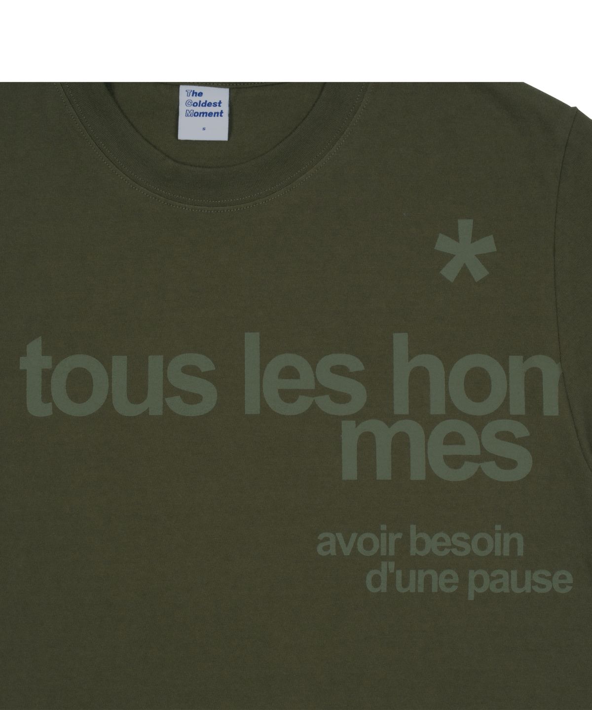 더콜디스트모먼트(THE COLDEST MOMENT) TCM oems T (khaki)