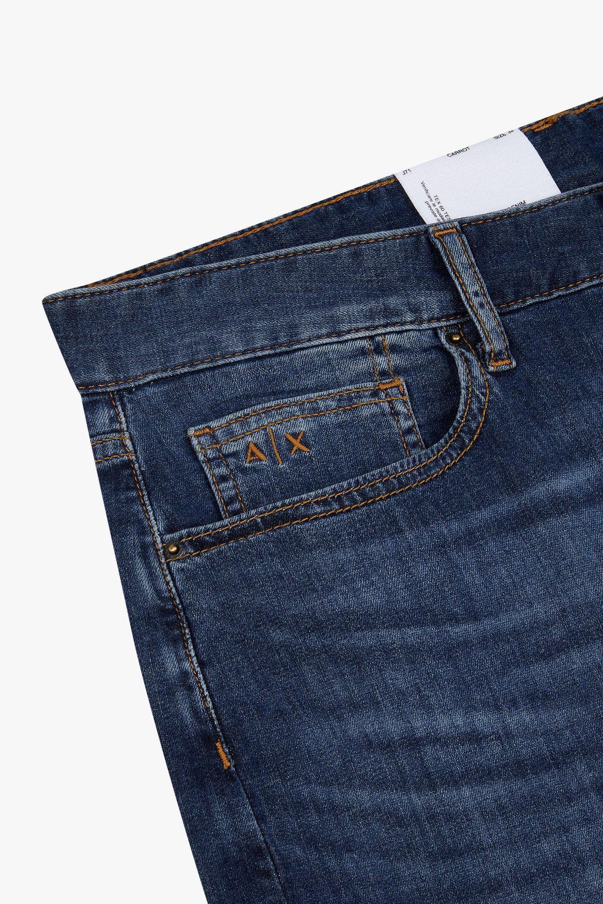 아르마니 익스체인지(ARMANI EXCHANGE) 남성 라이트 데님 캐럿 진_블루 A415140010