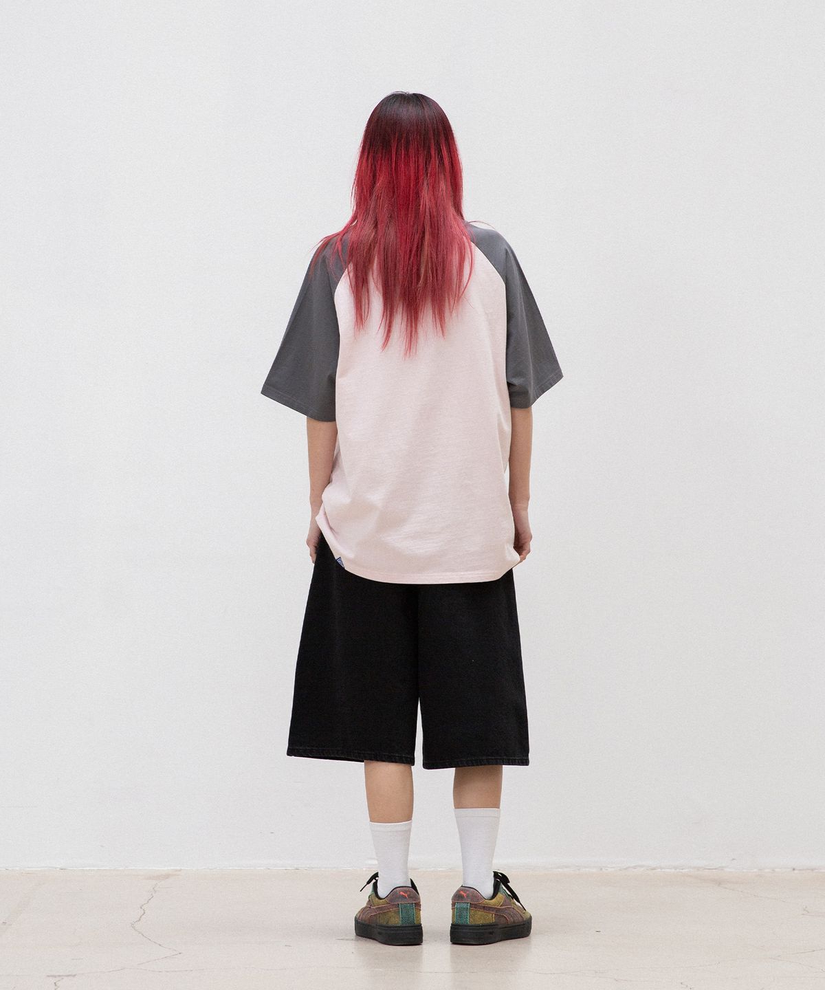 이스트쿤스트(ISTKUNST) HIDEOUT RAGLAN TEE_PINK(IK2EMMT503A)
