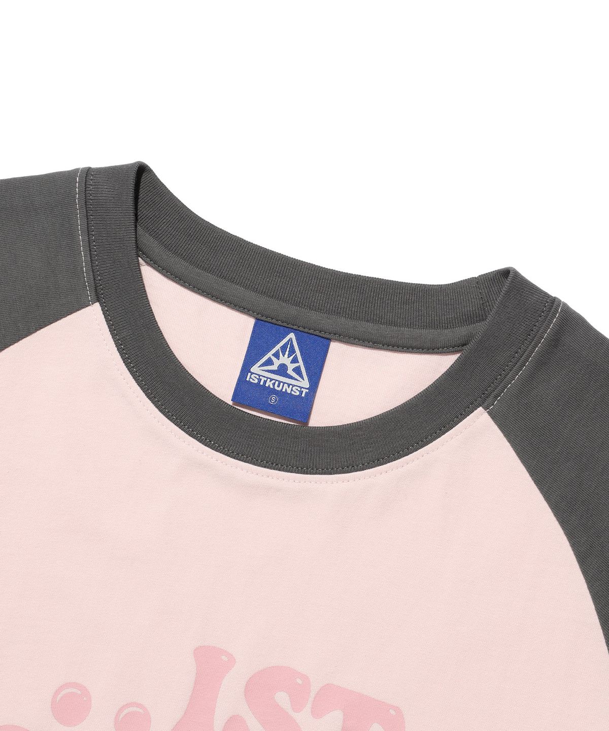 이스트쿤스트(ISTKUNST) HIDEOUT RAGLAN TEE_PINK(IK2EMMT503A)
