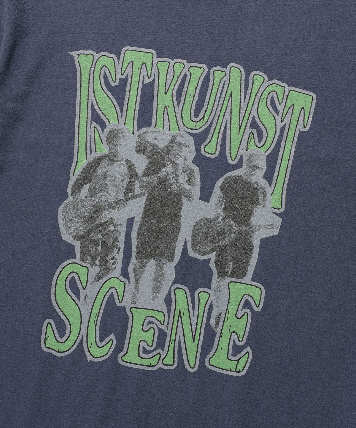 이스트쿤스트(ISTKUNST) SCENE BAND TEE_NAVY(IK2EMMT510A)