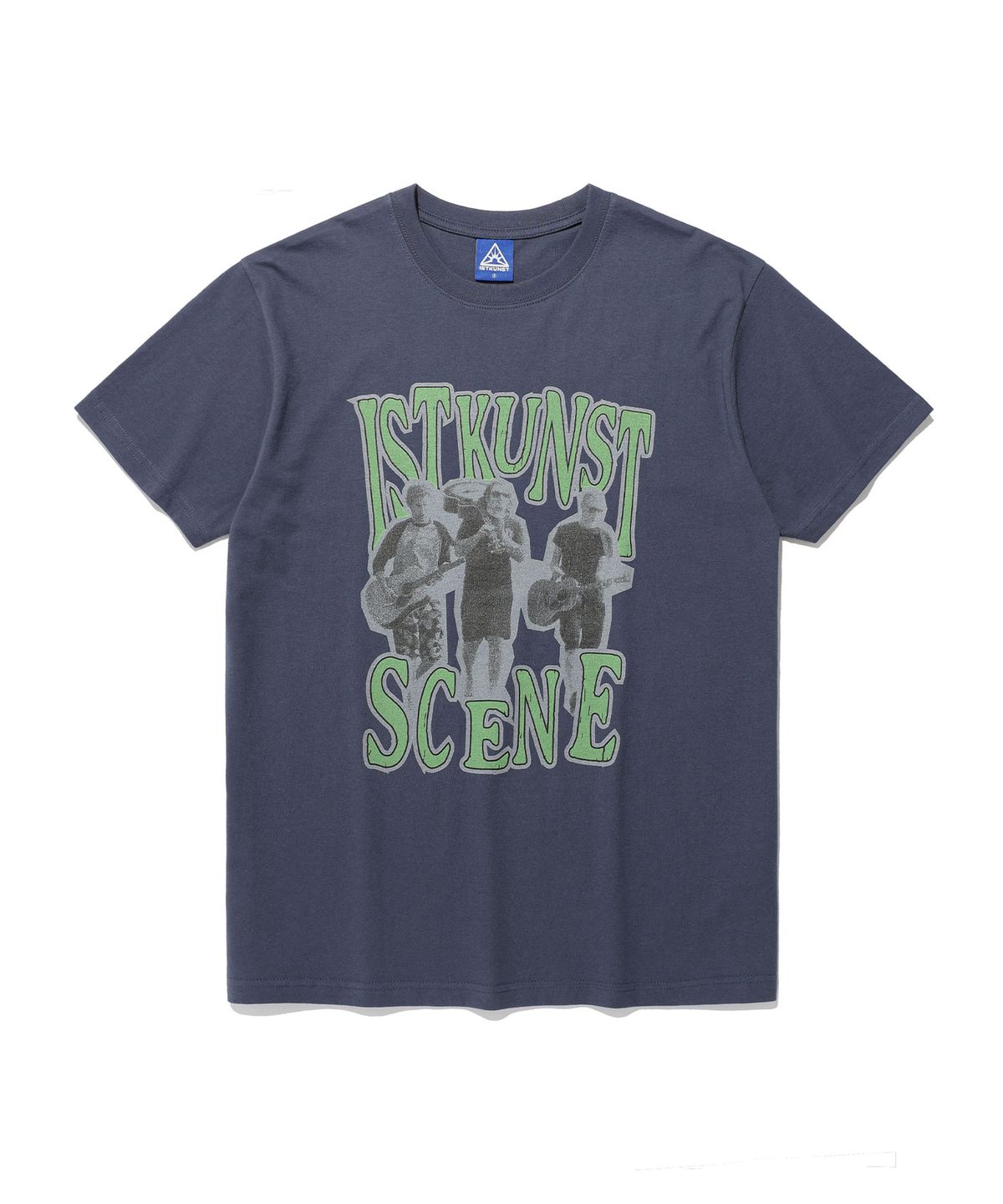 이스트쿤스트(ISTKUNST) SCENE BAND TEE_NAVY(IK2EMMT510A)