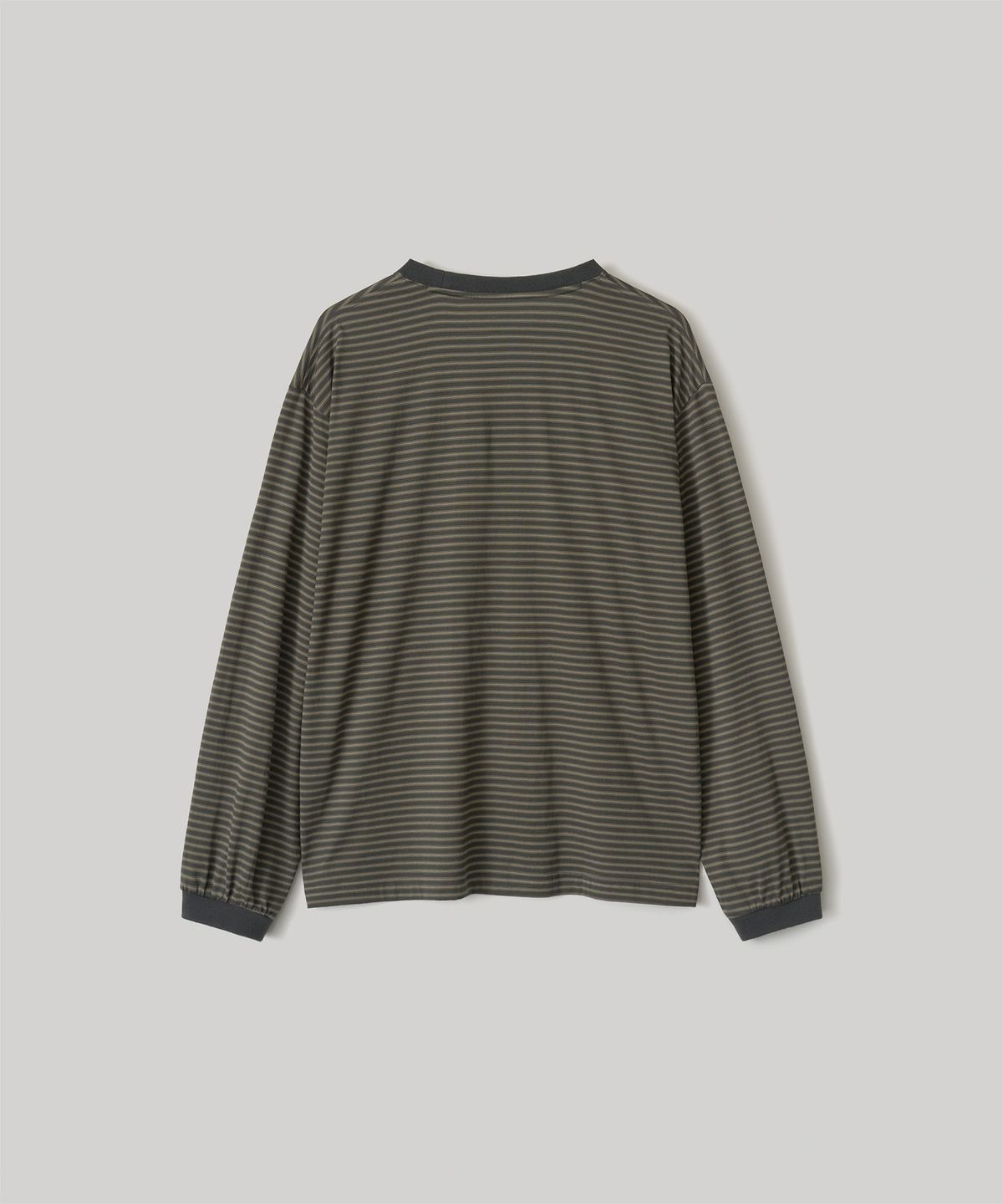 어나더 오피스(ANOTHER OFFICE) Zephyr Stripe T (Charcoal)