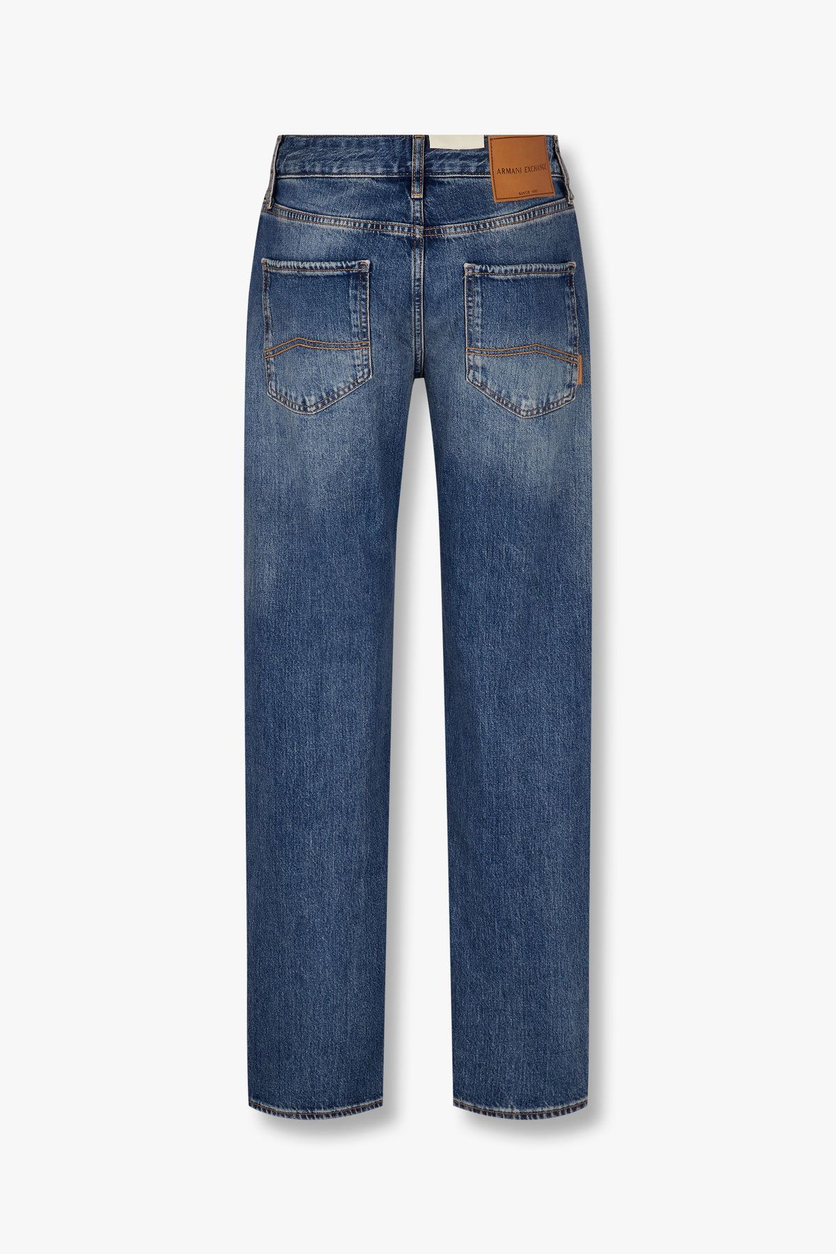 아르마니 익스체인지(ARMANI EXCHANGE) 남성 디스트로이드 데님 슬림 진_블루 A415140003