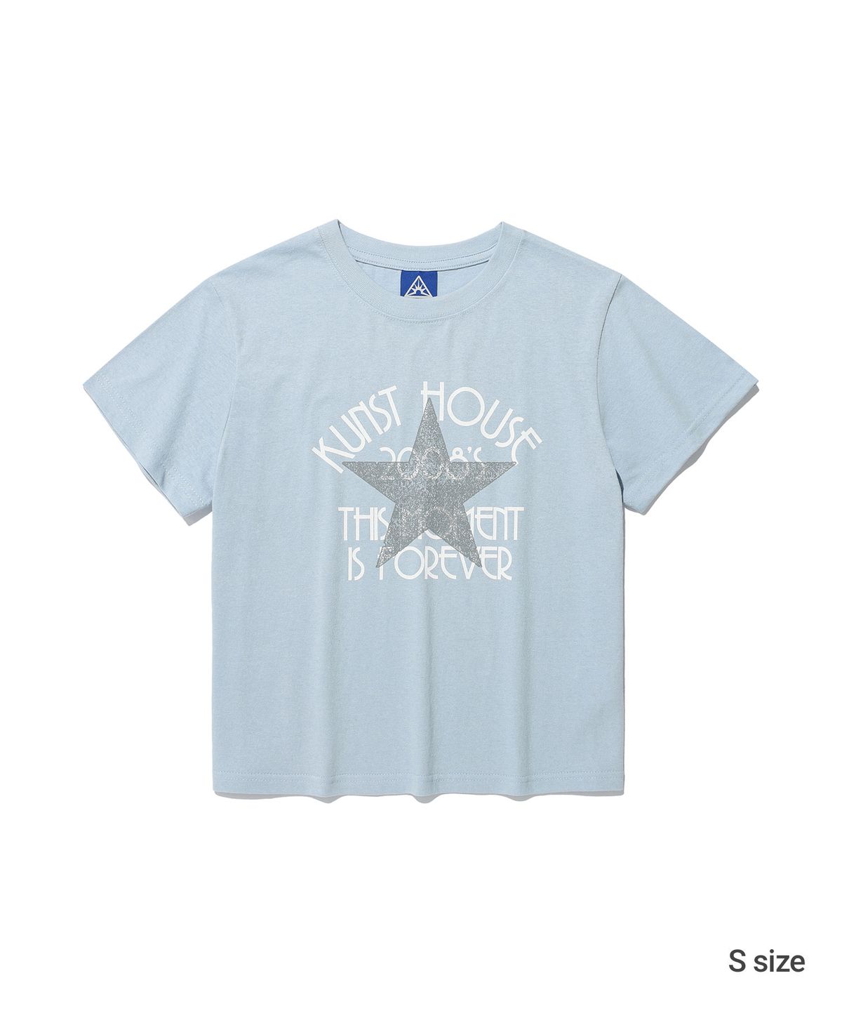 이스트쿤스트(ISTKUNST) KUNST HOUSE BASIC TEE_LIGHT BLUE(IK2FMMT515A)