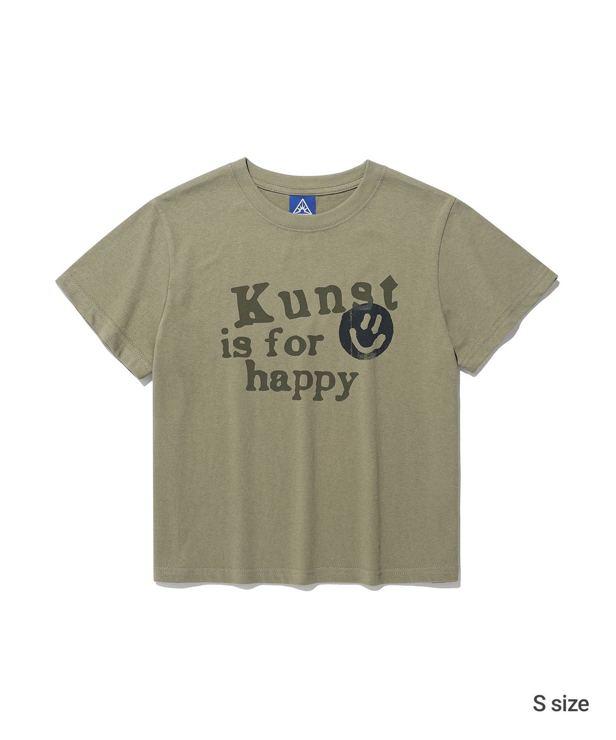 이스트쿤스트(ISTKUNST) FOR HAPPY BASIC TEE_KHAKI(IK2FMMT516A)