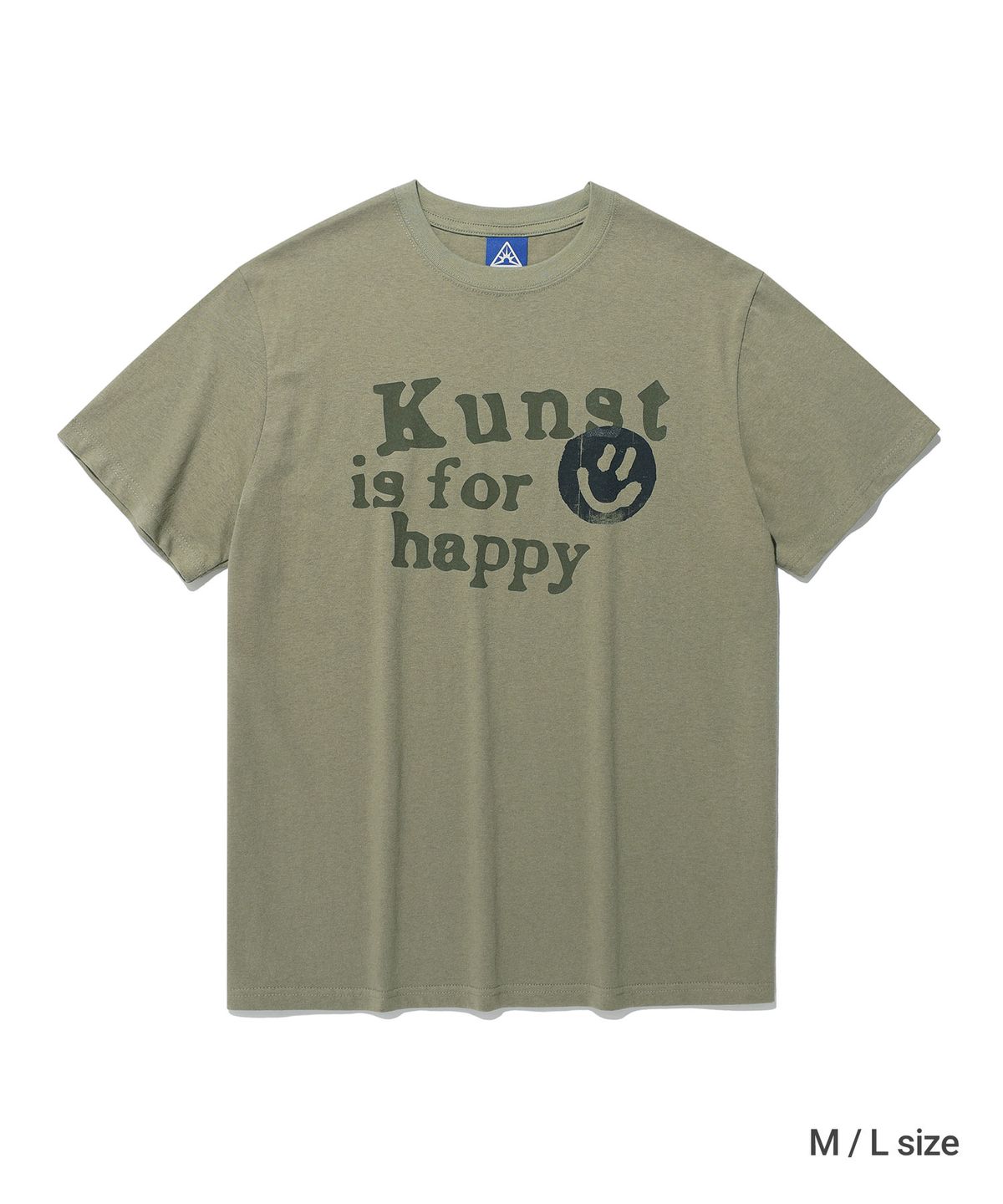 이스트쿤스트(ISTKUNST) FOR HAPPY BASIC TEE_KHAKI(IK2FMMT516A)