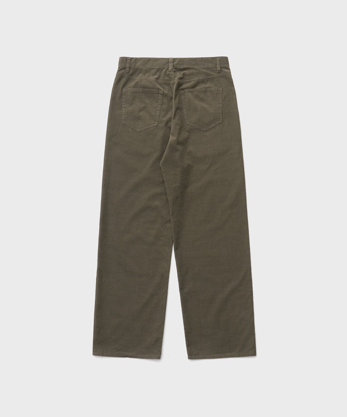 어나더 오피스(ANOTHER OFFICE) Kurt Light Corduroy Pants (Olive Gray)