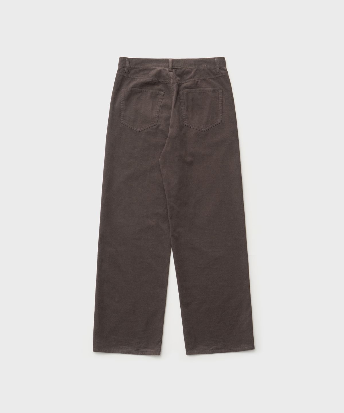 어나더 오피스(ANOTHER OFFICE) Kurt Light Corduroy Pants (Charcoal Brown)