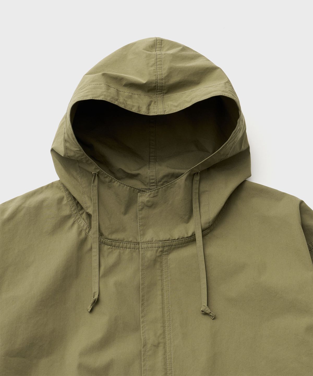 어나더 오피스(ANOTHER OFFICE) Hooded Short Mods Jacket (Olive Drab)