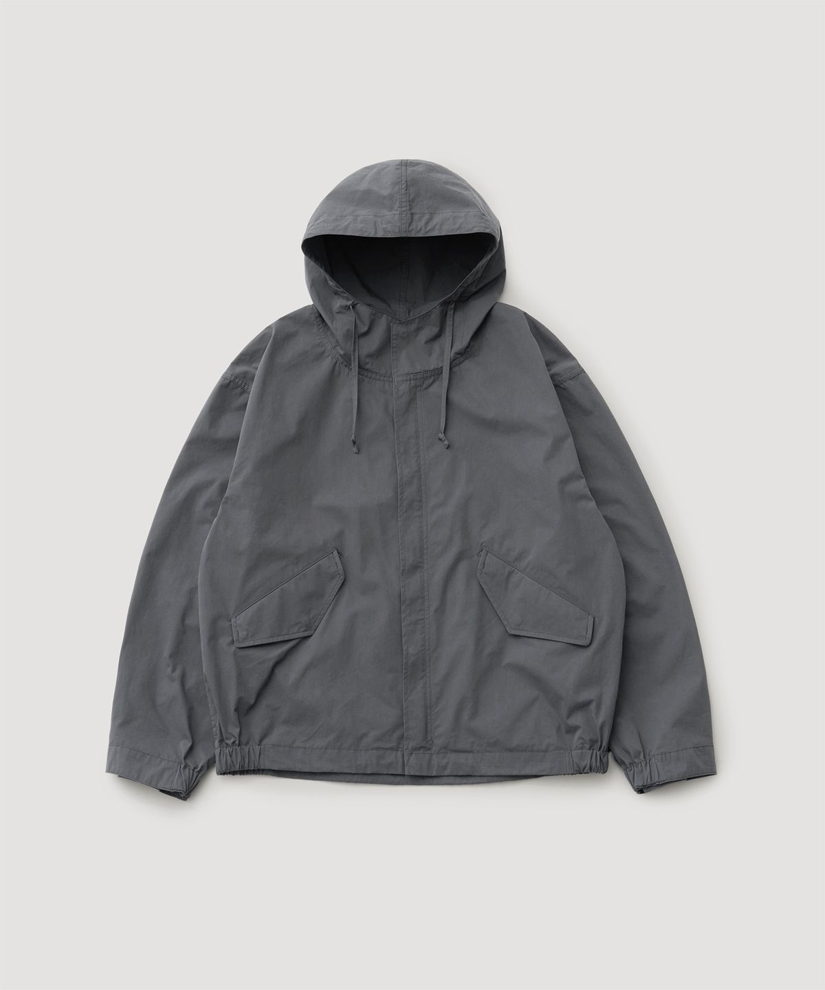 어나더 오피스(ANOTHER OFFICE) Hooded Short Mods Jacket (Carbon)