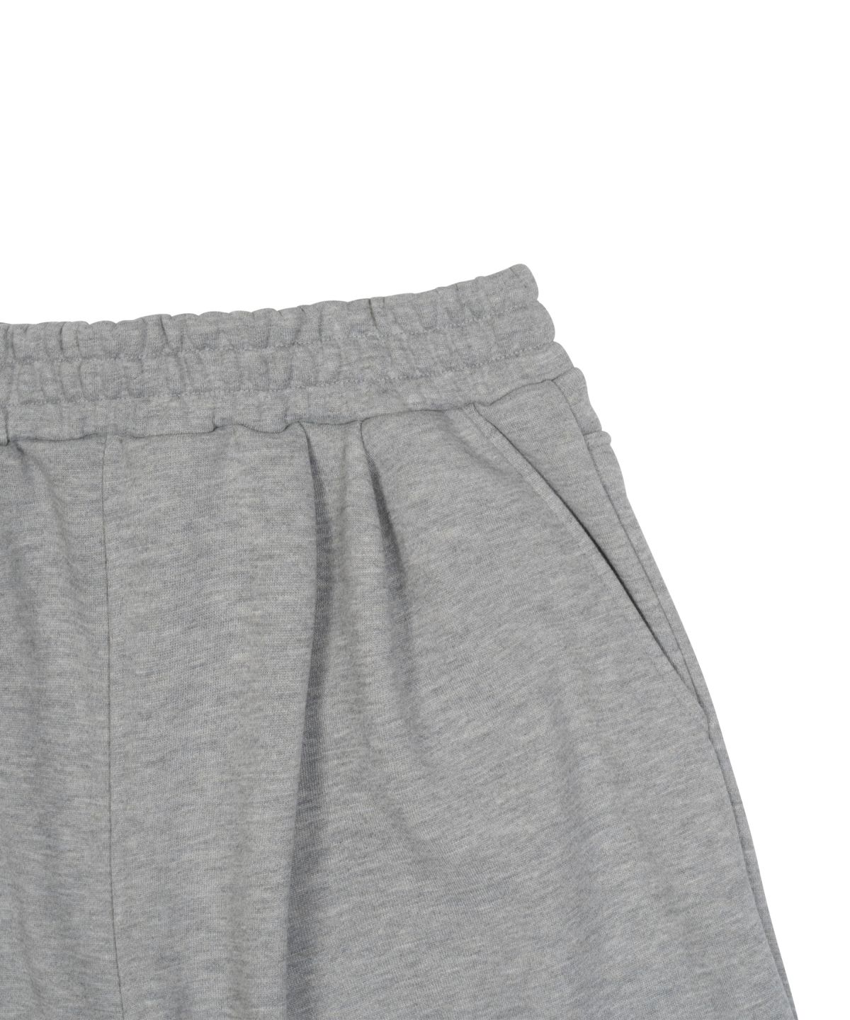 더콜디스트모먼트(THE COLDEST MOMENT) TCM back logo half sweat pants (grey)