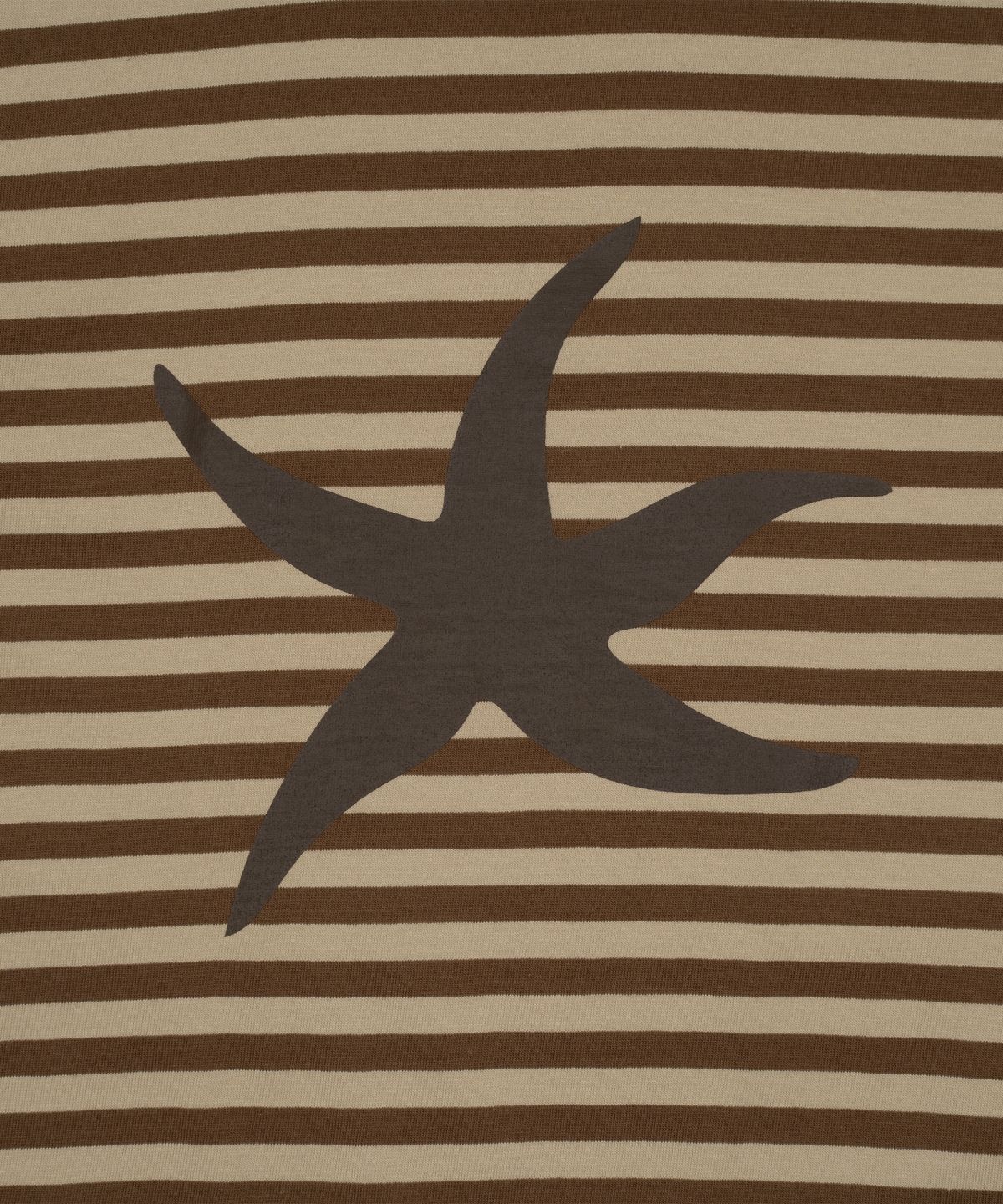 더콜디스트모먼트(THE COLDEST MOMENT) TCM starfish stripe T (brown)