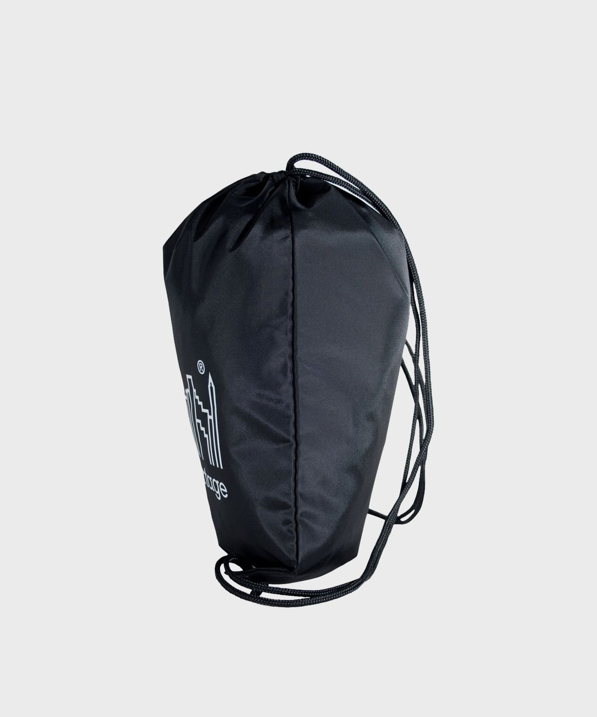 맨하탄 포티지(MANHATTAN PORTAGE) 나일론 드로스트링 백 BLACK