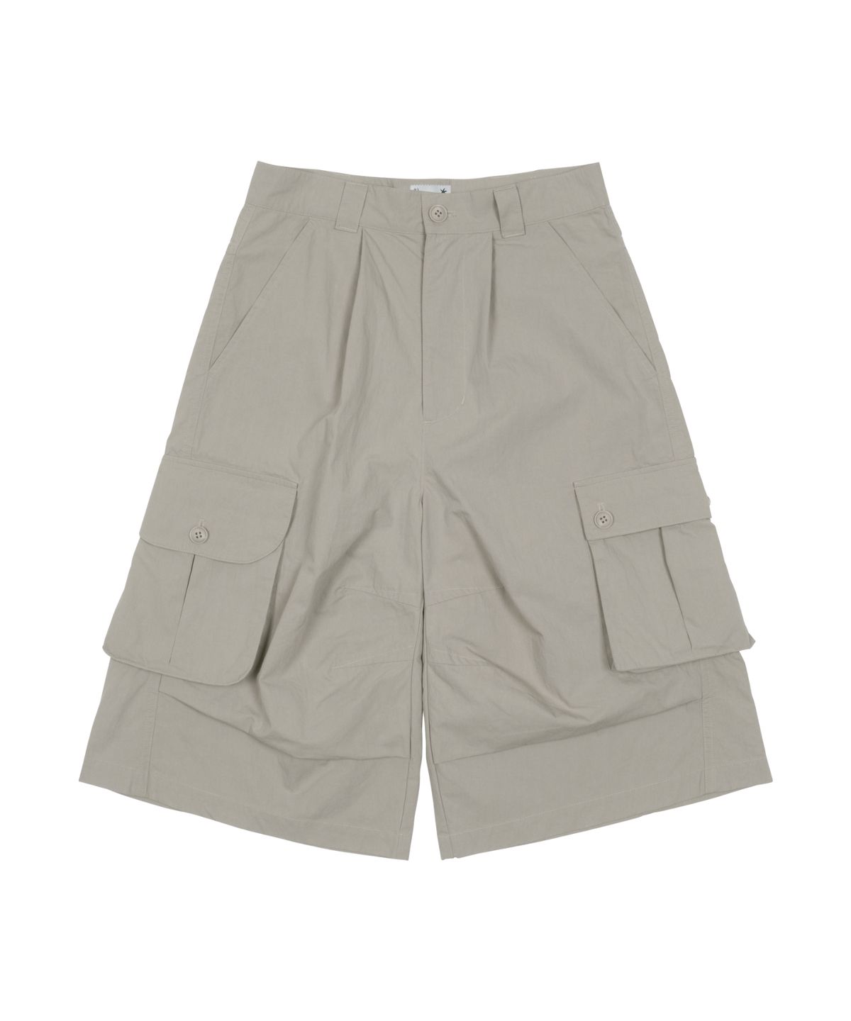 더콜디스트모먼트(THE COLDEST MOMENT) TCM easy cargo half pants (grey beige)