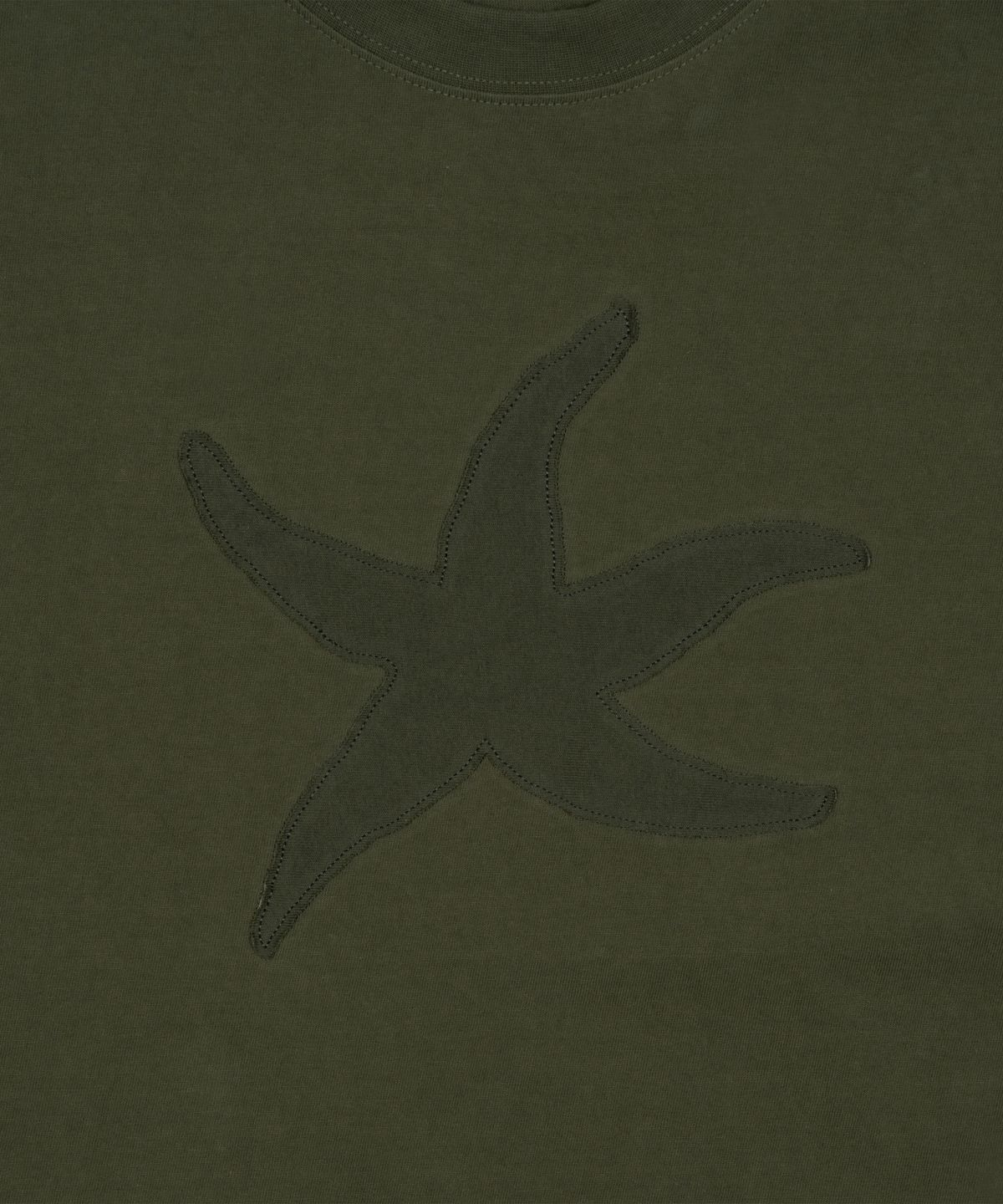 더콜디스트모먼트(THE COLDEST MOMENT) TCM vintage starfish T (khaki)