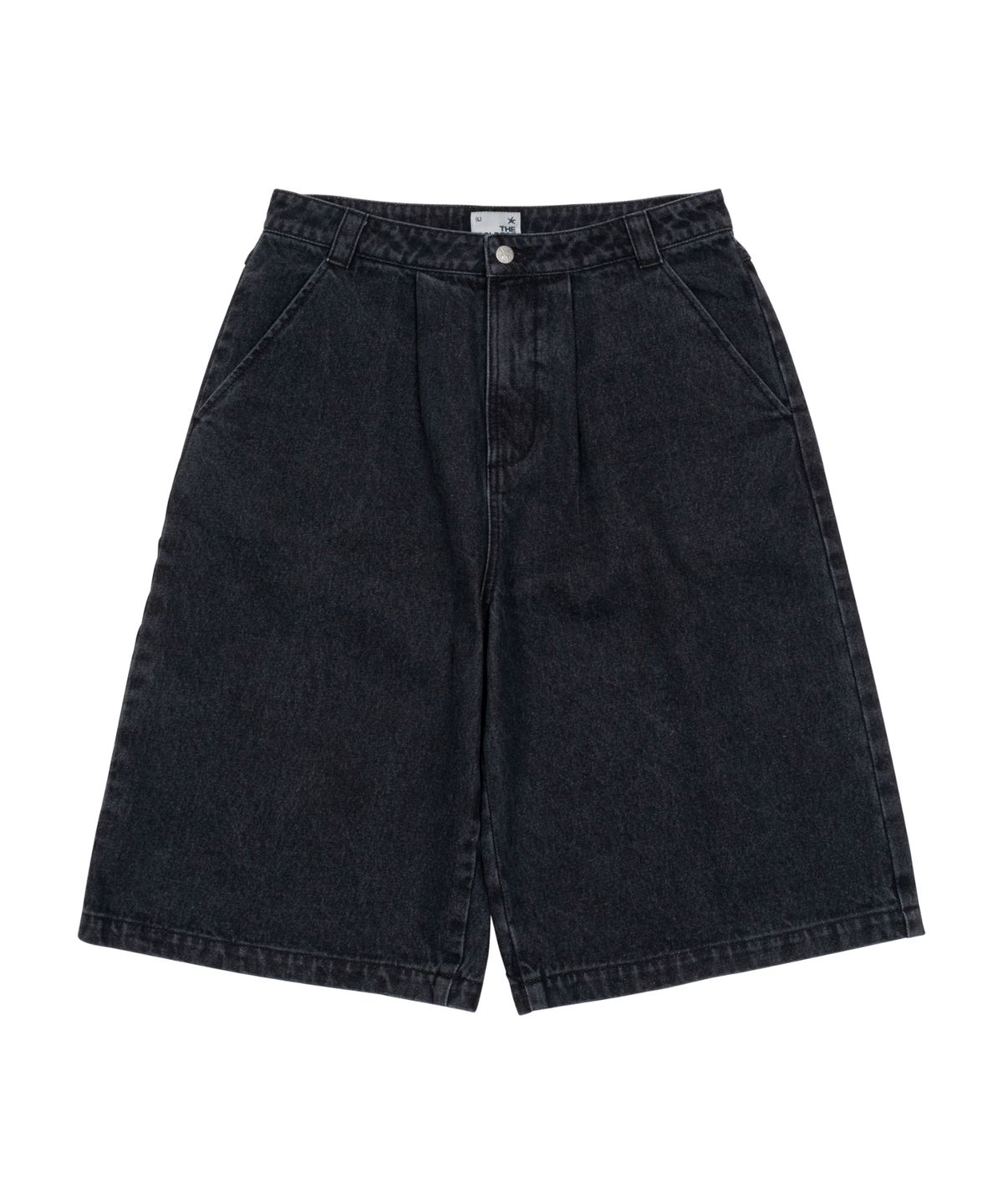 더콜디스트모먼트(THE COLDEST MOMENT) TCM starfish denim half pants (black)
