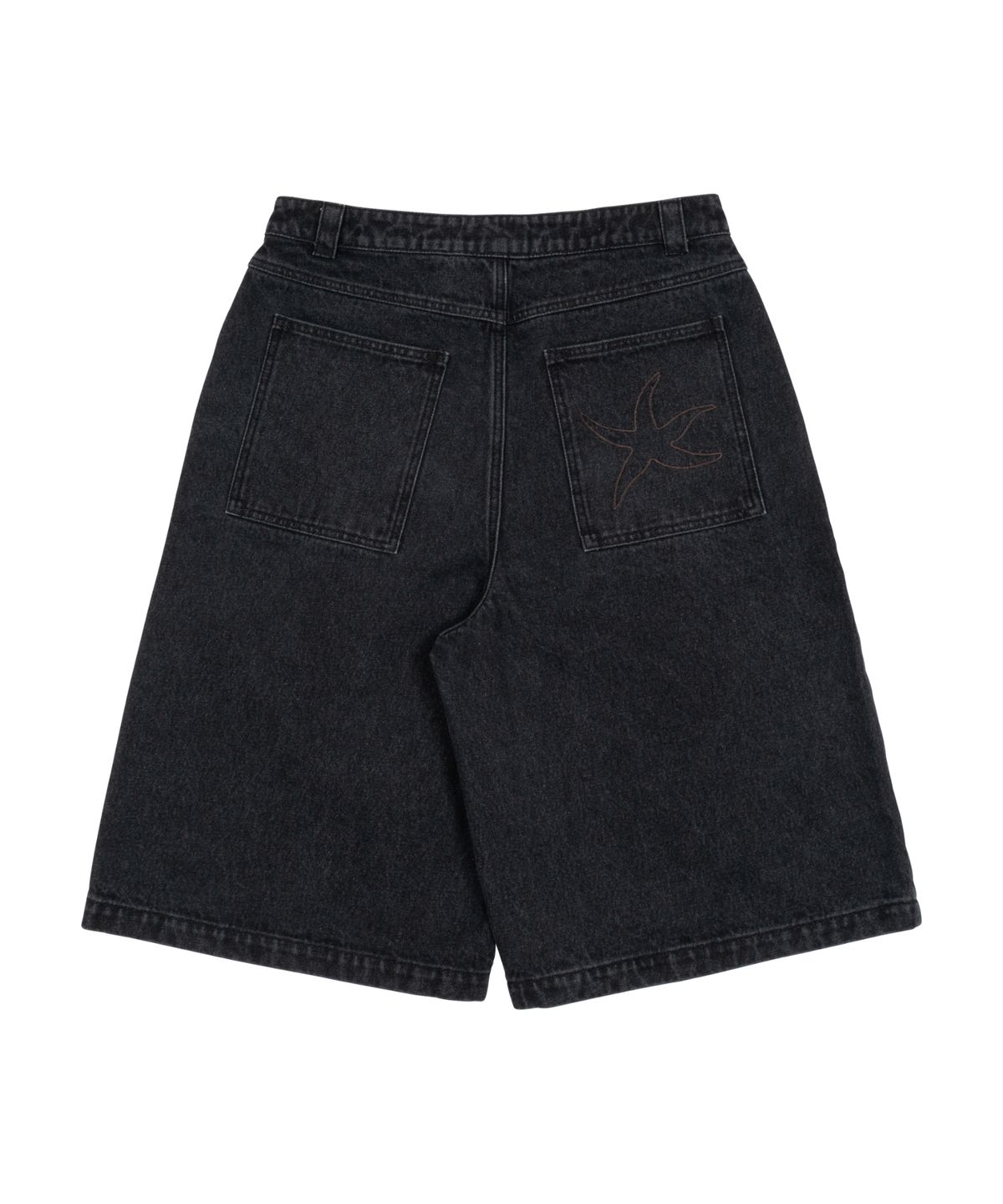 더콜디스트모먼트(THE COLDEST MOMENT) TCM starfish denim half pants (black)