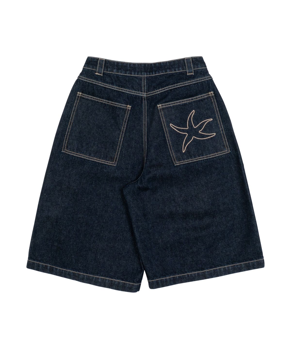 더콜디스트모먼트(THE COLDEST MOMENT) TCM starfish denim half pants (blue)