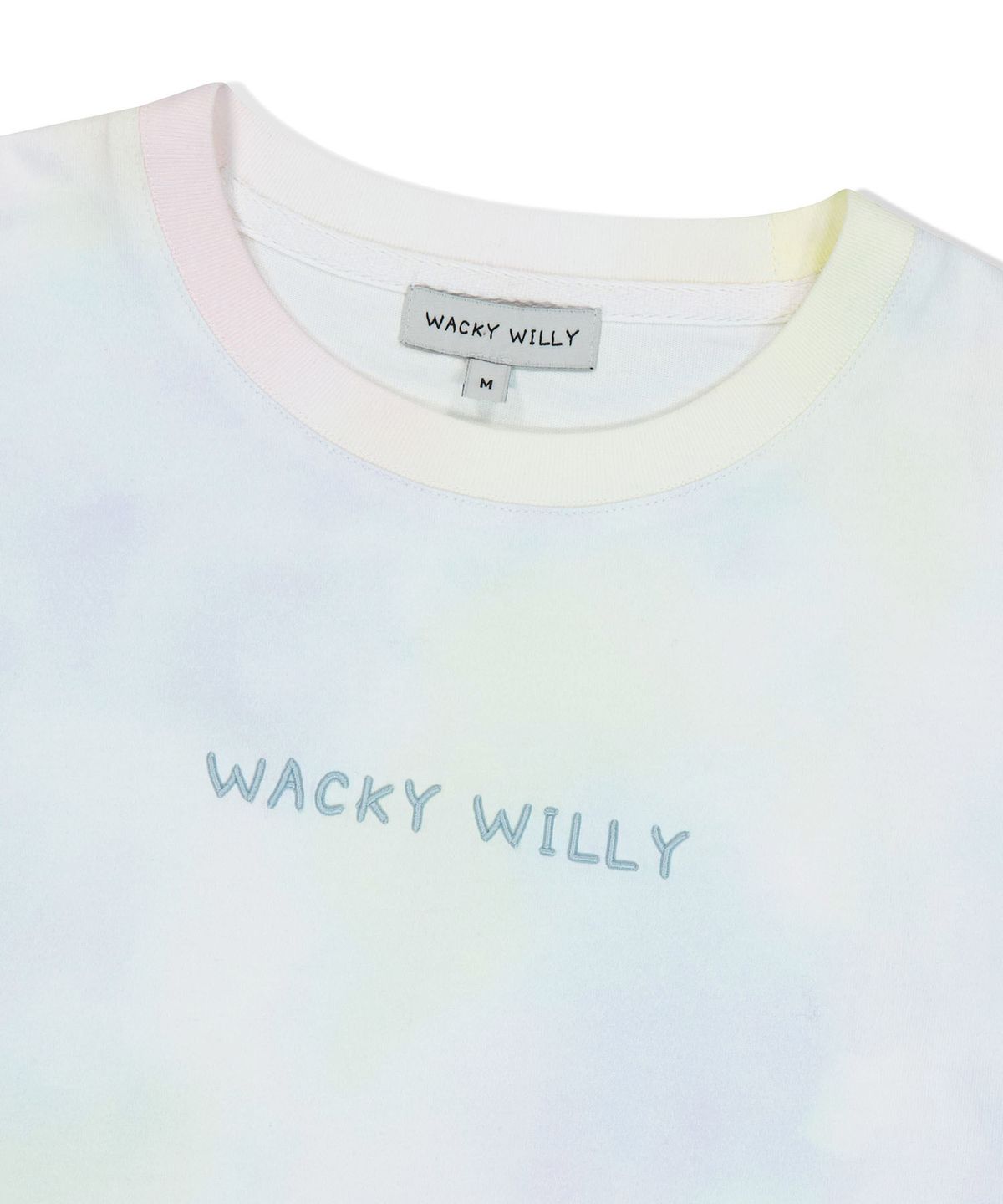 와키윌리(WACKY WILLY) 우먼스 블러 그래픽 반팔티셔츠 패턴