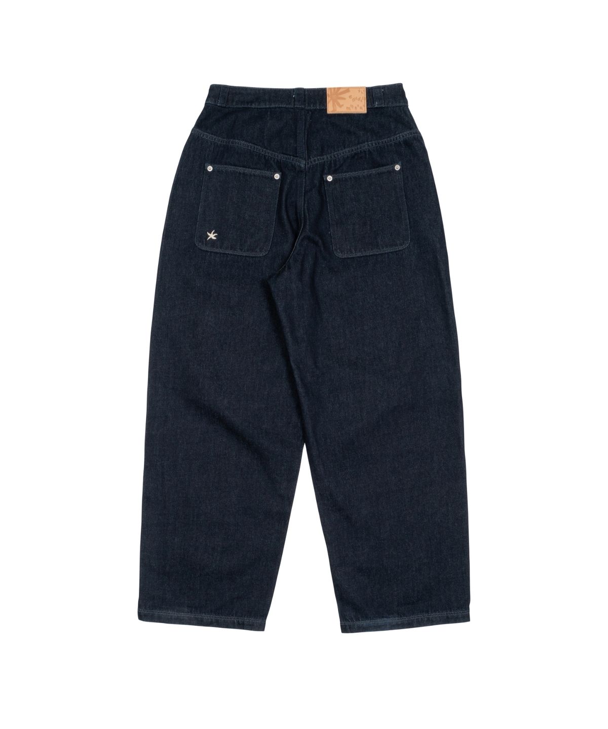 더콜디스트모먼트(THE COLDEST MOMENT) TCM curved raw denim pants (blue)