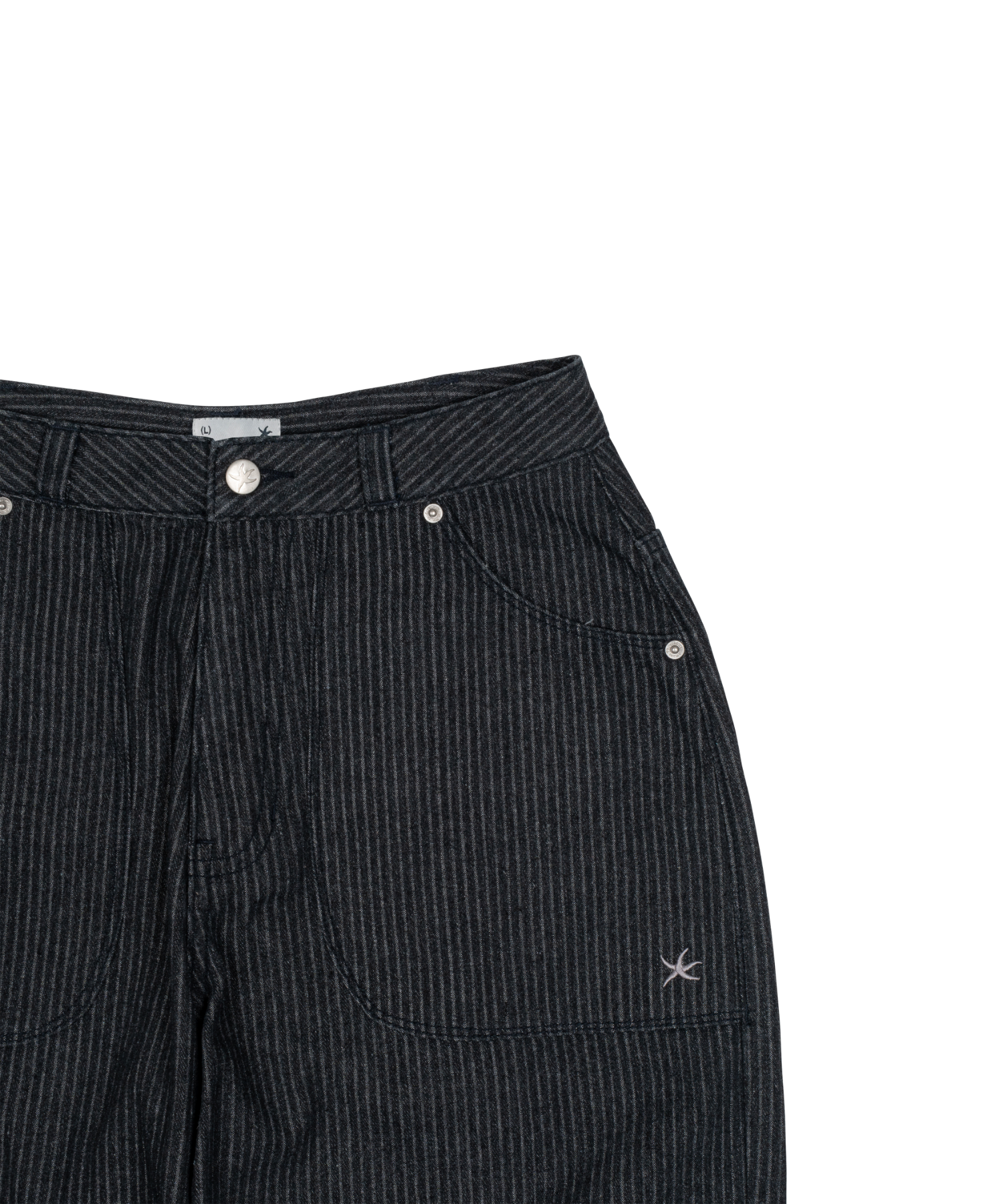 【THE COLDEST MOMENT】25ss TCM starfish pin stripe pants MUSINSA公式 | THE COLDEST MOMENT TCM starfish pin stripe