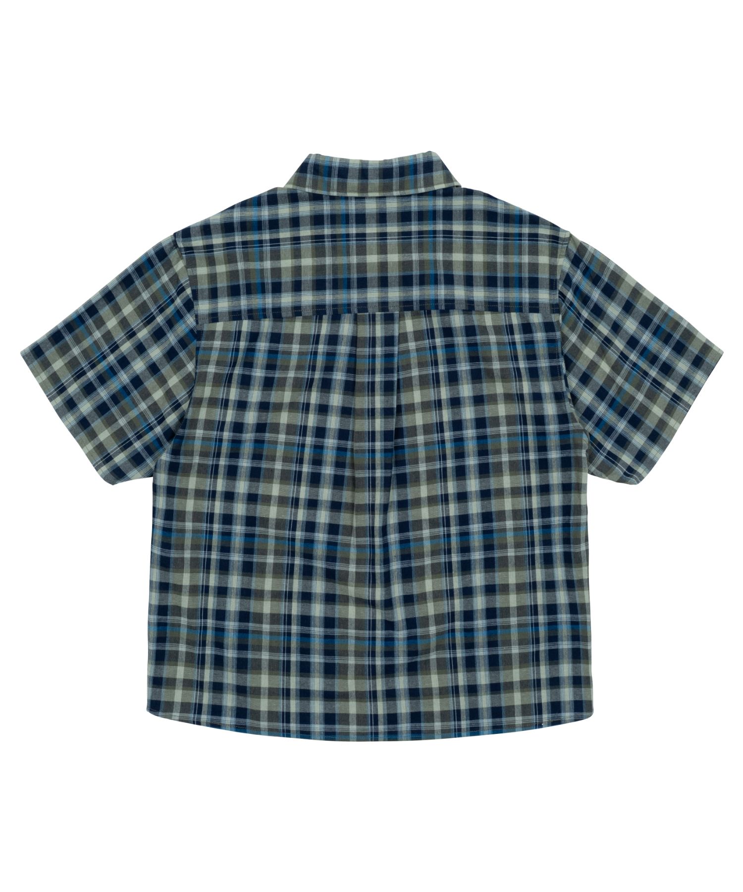 MUSINSA | THE COLDEST MOMENT TCM mini logo check half shirts