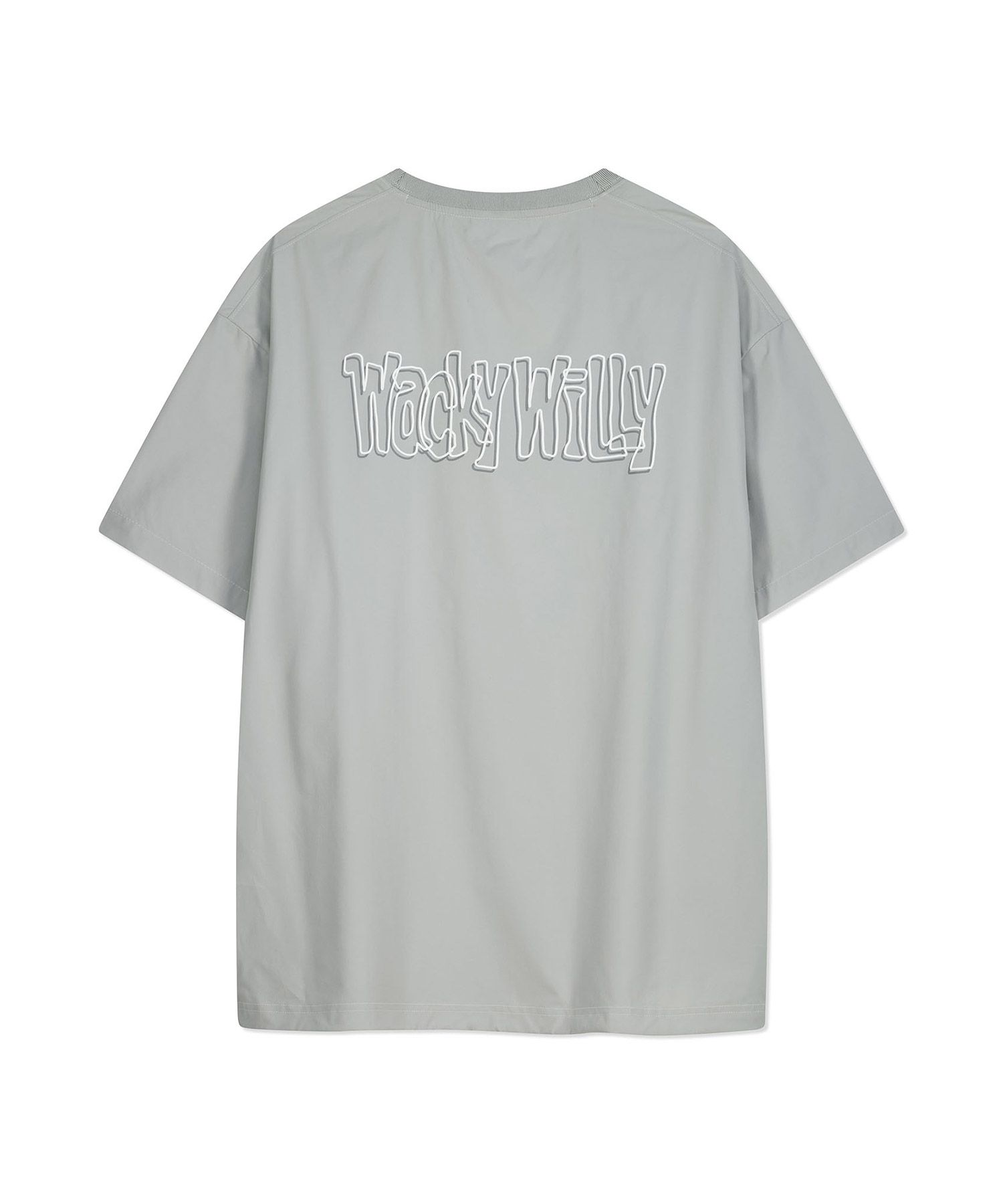 Tシャツ・カットソー WACKY WILLY Waki Typo Synthetic Fiber Short Sleeve T-Shirt MUSINSA | WACKY WILLY Waki Typo Synthetic Fiber Short Sleeve