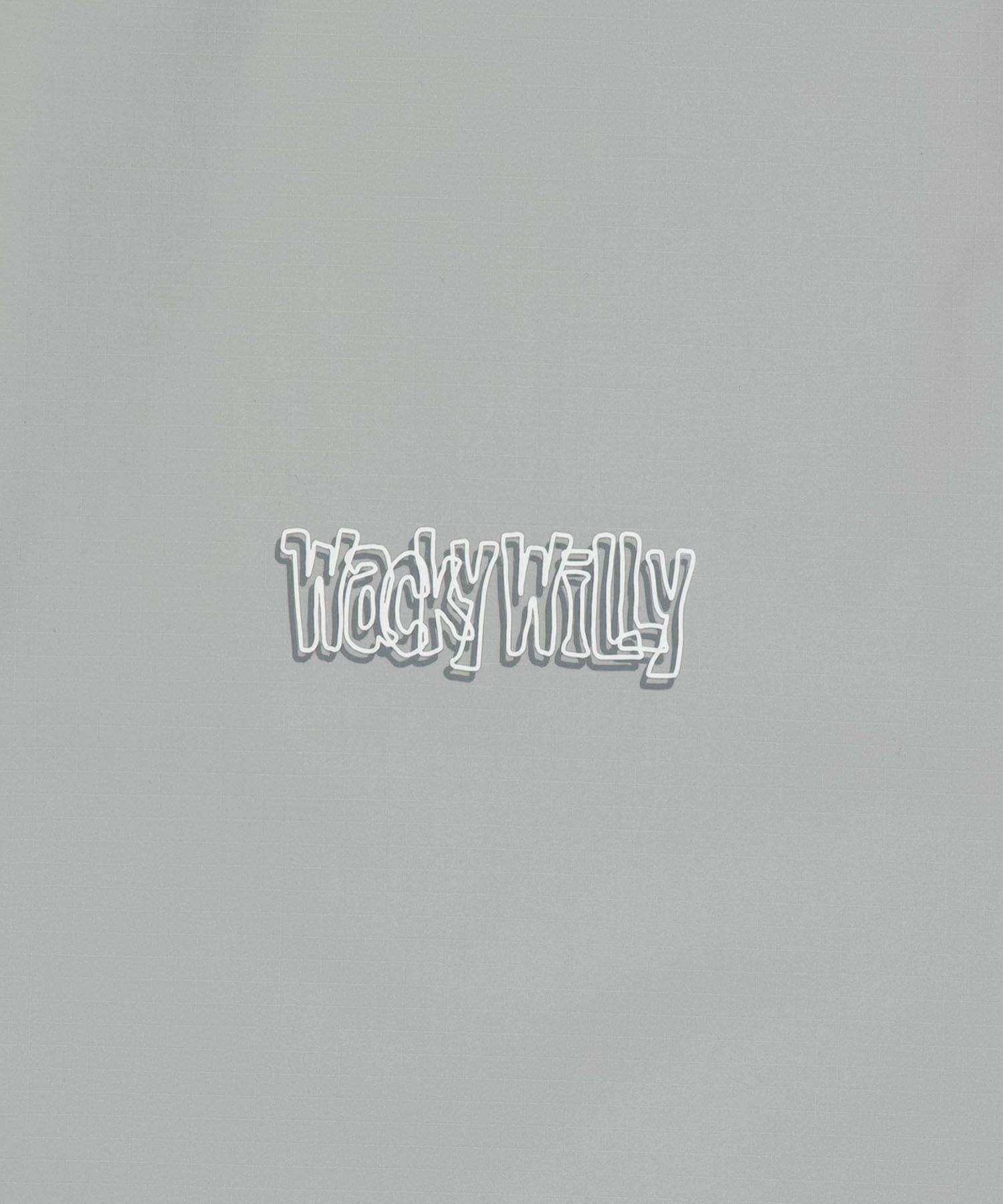 MUSINSA | WACKY WILLY Waki Typo Synthetic Fiber Short Sleeve
