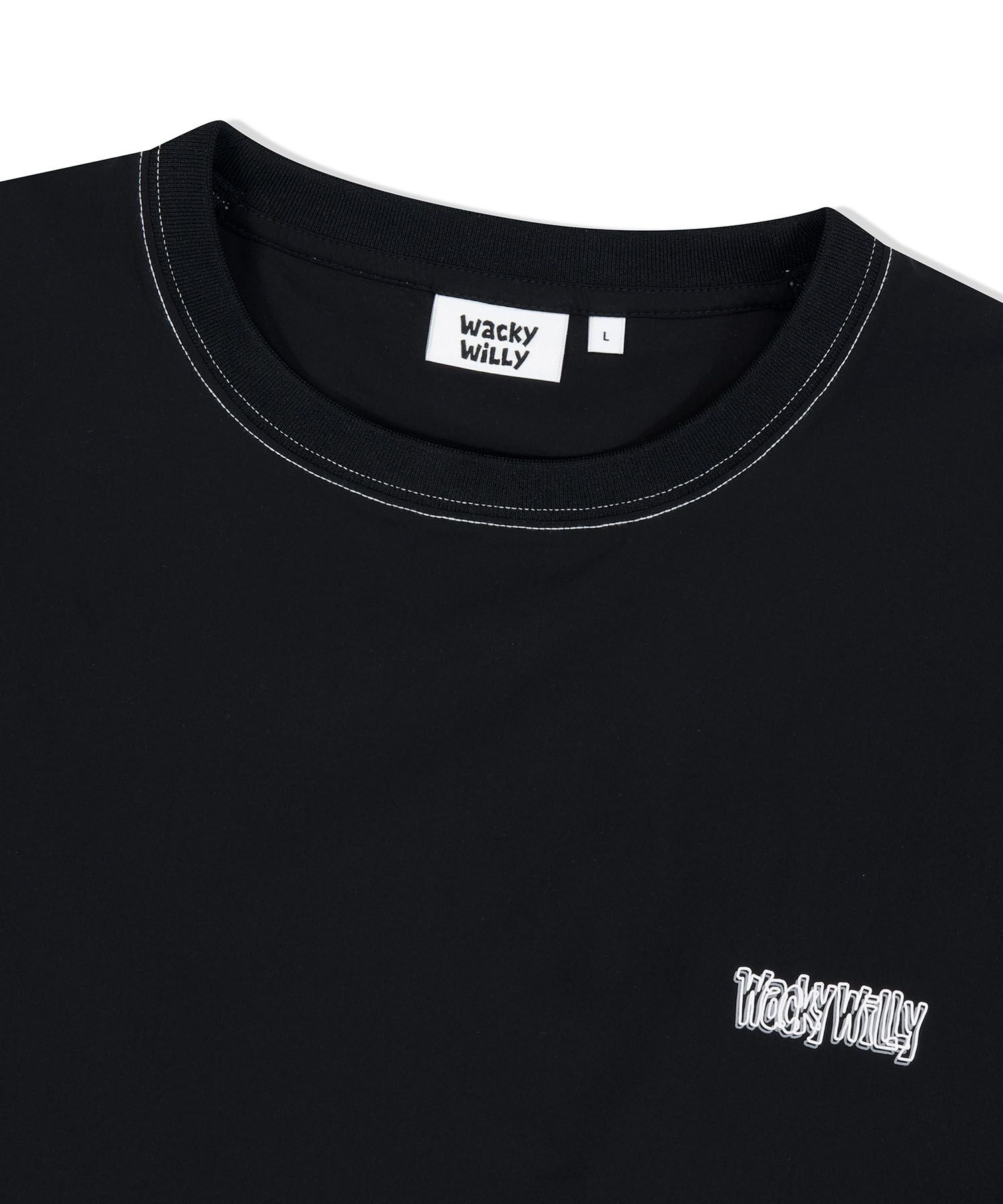 Tシャツ・カットソー WACKY WILLY Waki Typo Synthetic Fiber Short Sleeve T-Shirt MUSINSA | WACKY WILLY Waki Typo Synthetic Fiber Short Sleeve