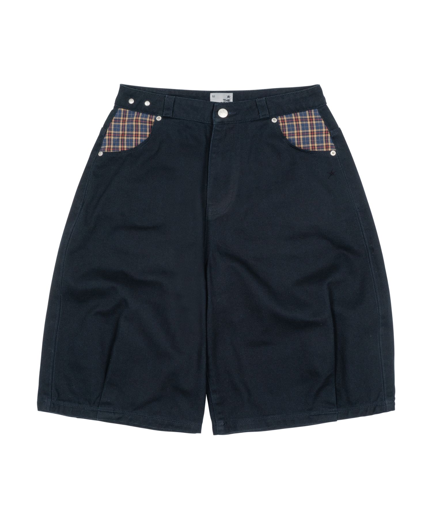 ◆25SS THE COLDEST MOMENT TCM check pocket half pants◆ MUSINSA | THE COLDEST MOMENT TCM check pocket half pants (navy)