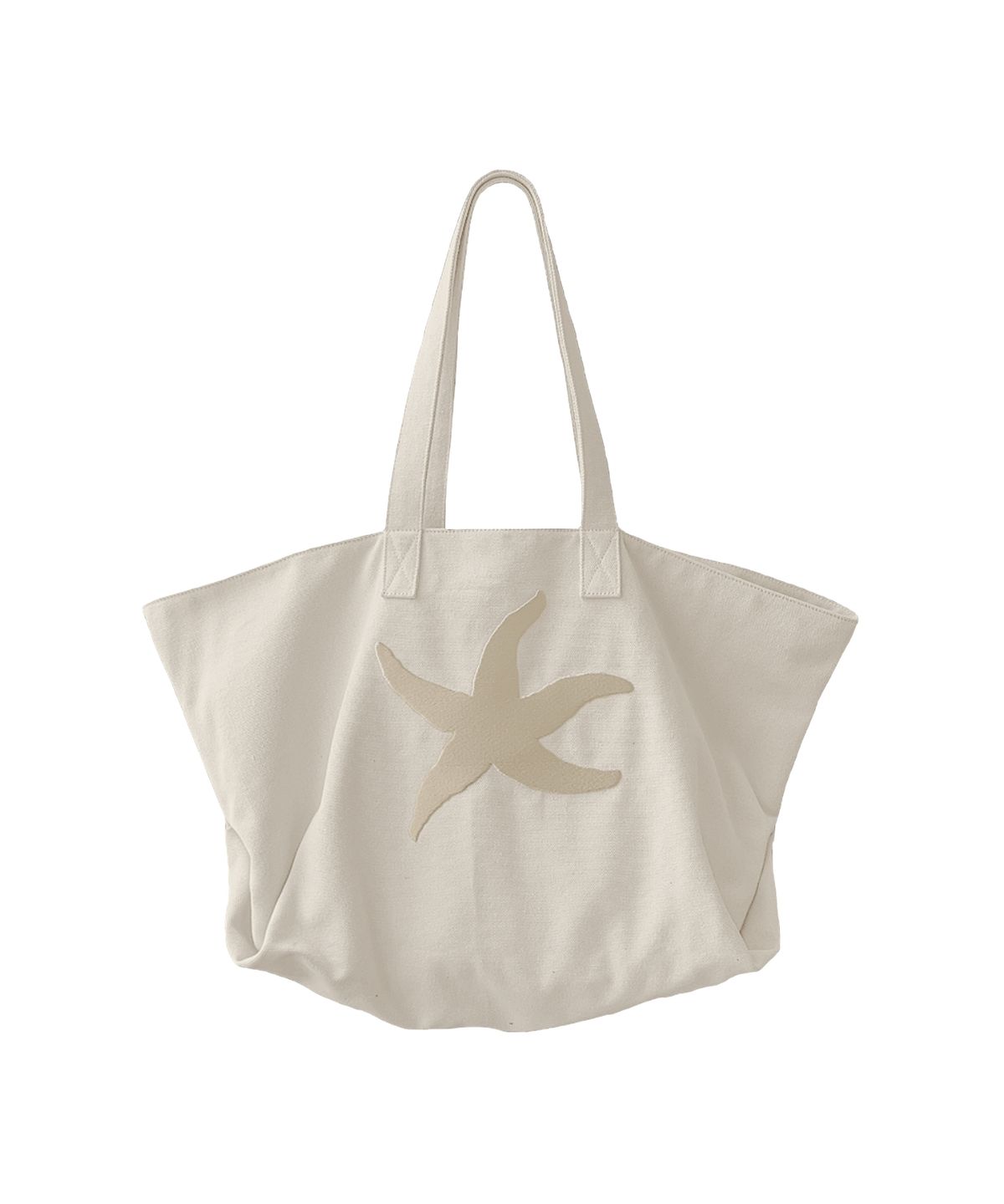 더콜디스트모먼트(THE COLDEST MOMENT) TCM starfish tote bag (ivory)