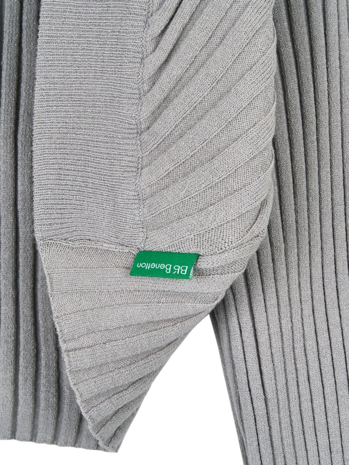 비플랫 베네통(Bb' BENETTON) 볼레로 니트 가디건 (Light Grey)