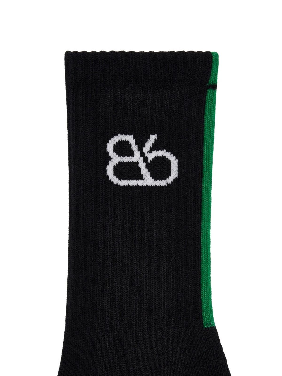 비플랫 베네통(Bb' BENETTON) 비비 러닝 크루 삭스 (Black)