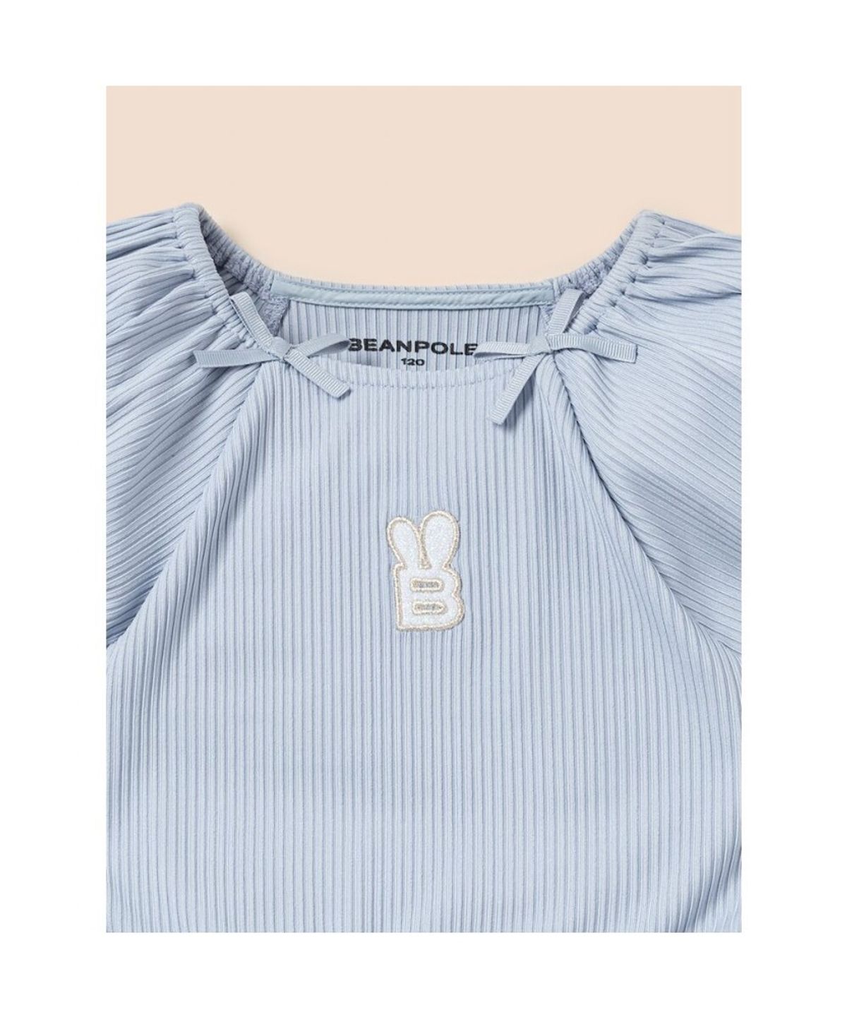 빈폴 키즈(BEANPOLE KIDS) 러블리 골지 화섬 믹스원피스  라이트 그레이 (BI5371G062)
