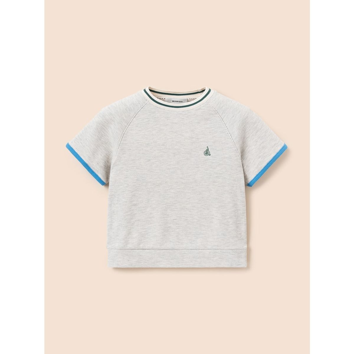 빈폴 키즈(BEANPOLE KIDS) 와플 반팔 티셔츠 반바지 상하세트  베이지 (BI5342U07A)