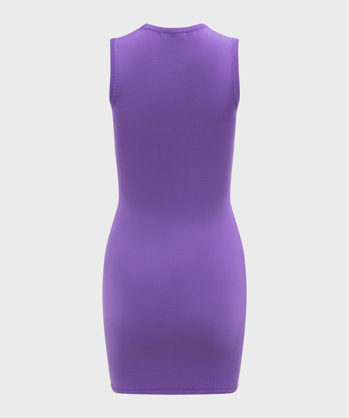 마린 세르(MARINE SERRE) (W) 문 로고 니트 미니 드레스 라벤더 MOON LOGO KNIT MINI DRESS LAVENDER