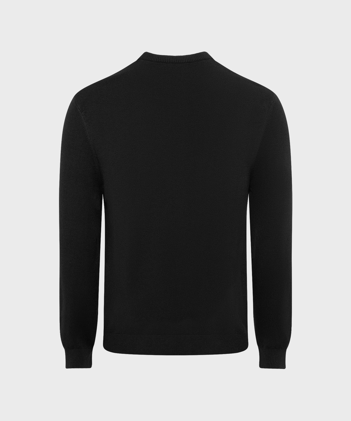 마린 세르(MARINE SERRE) (M) 문 로고 니트 크루넥 스웨터 블랙 MOON LOGO KNIT CREWNECK SWEATER BLACK
