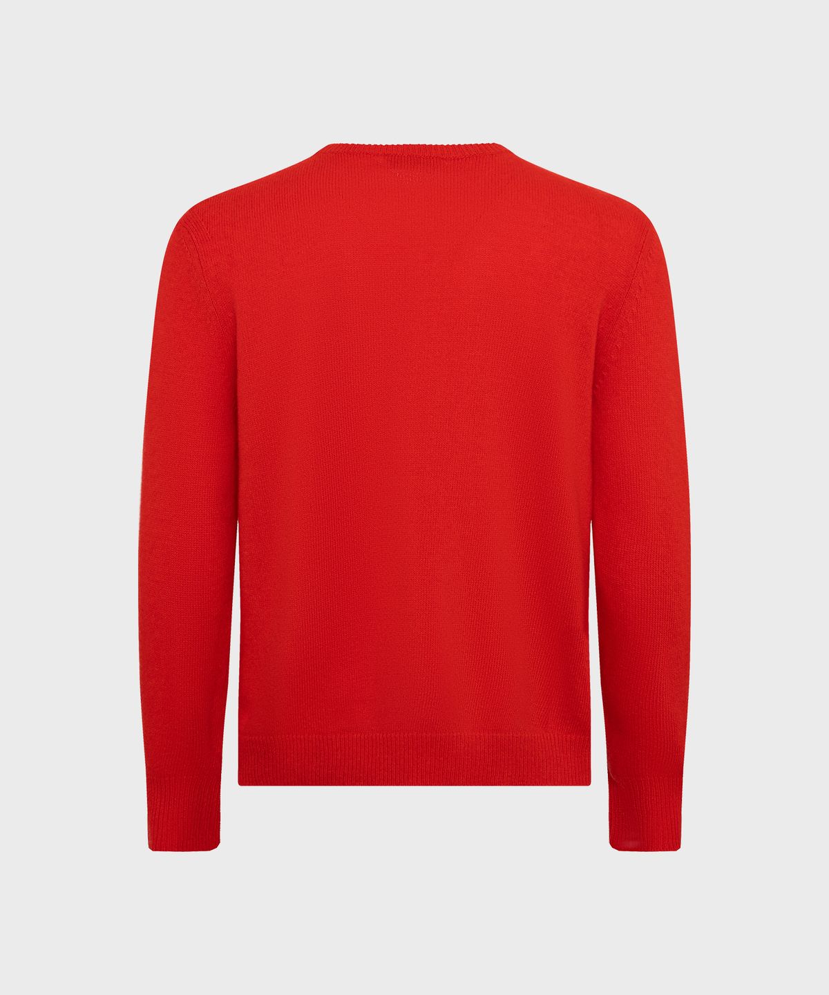 마린 세르(MARINE SERRE) (M) 클린 울 니트 크루넥 스웨터 레드 CLEAN WOOL KNIT CREWNECK SWEATER RED