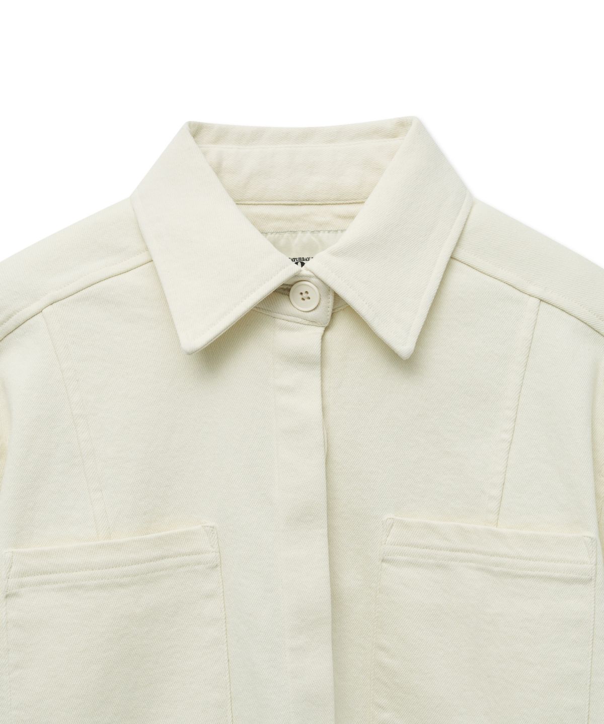 더 새터데이 이브닝 포스트(THE SATURDAY EVENING POST) Cropped Jacket_Cream