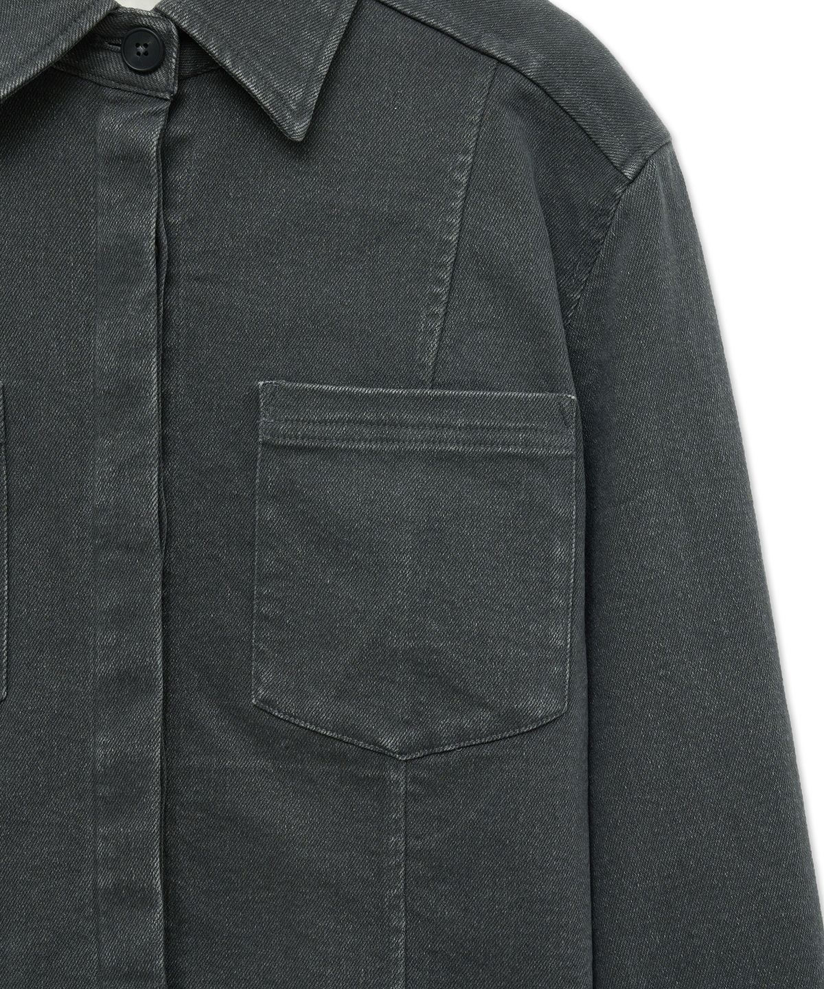 더 새터데이 이브닝 포스트(THE SATURDAY EVENING POST) Cropped Jacket_Charcoal