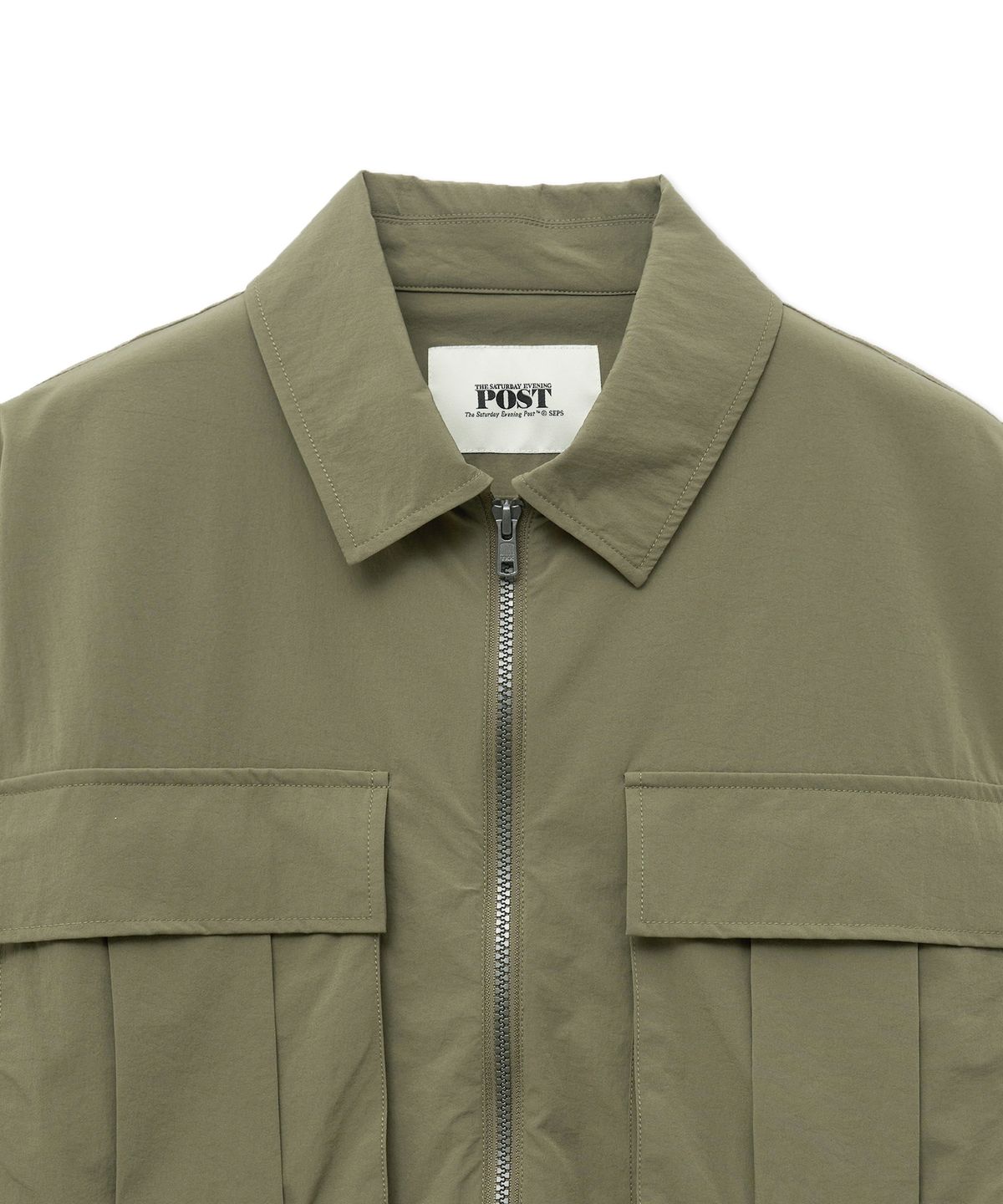 더 새터데이 이브닝 포스트(THE SATURDAY EVENING POST) Nylon Pocket Jumper_Khaki